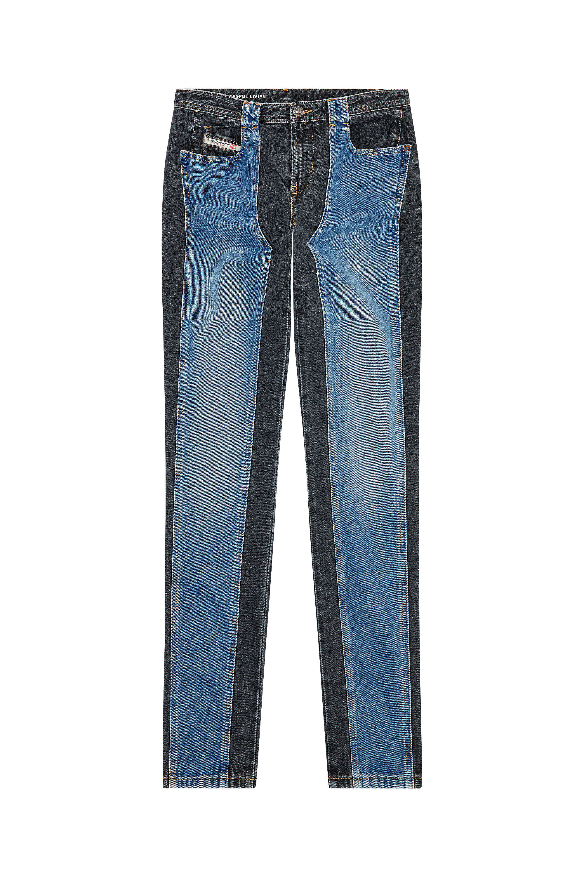 Diesel - D-Tail 09F21 Skinny Jeans, Blu medio - Image 1