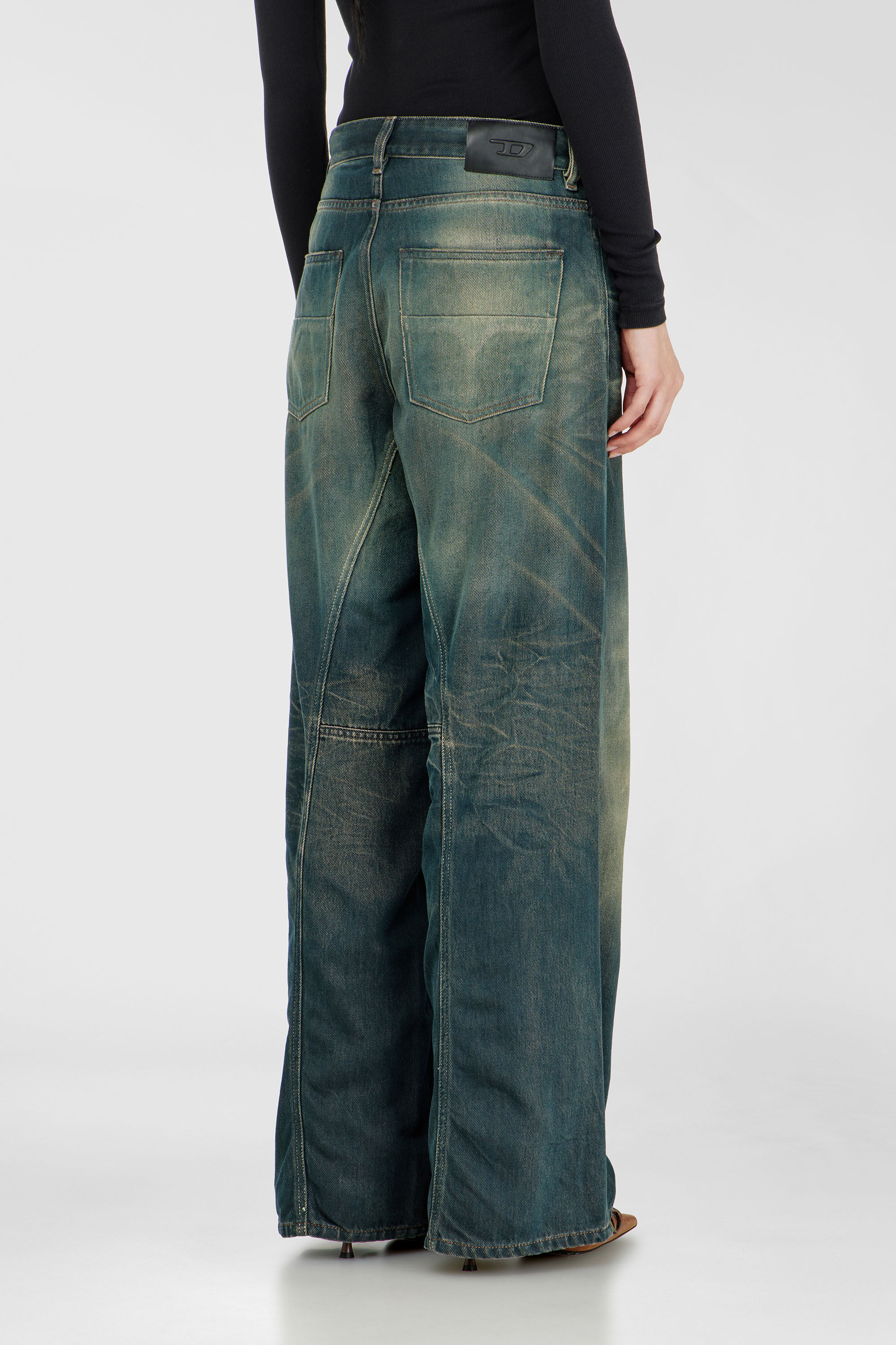 Diesel - Relaxed Jeans 1996 D-Sire 09P85 Donna, Blu Scuro - Image 5
