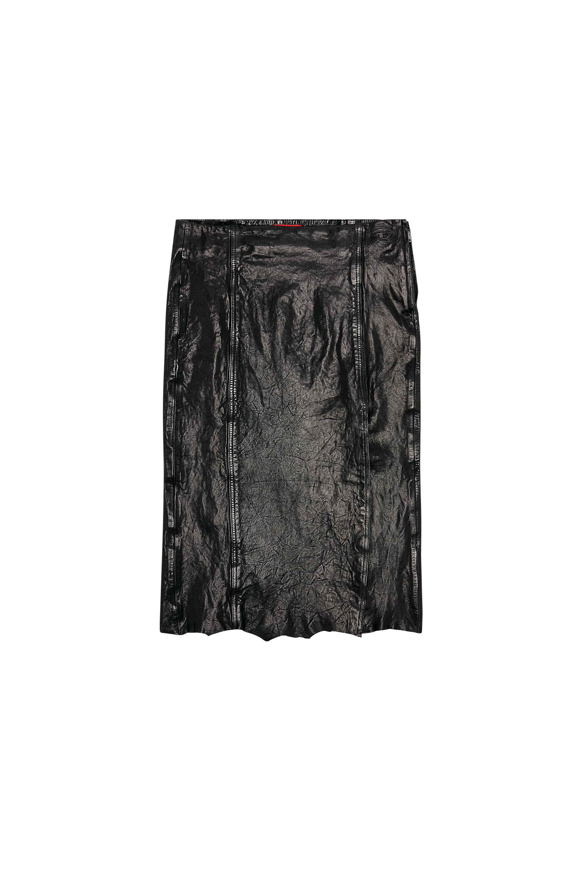 Gonna lucida nera hot sale