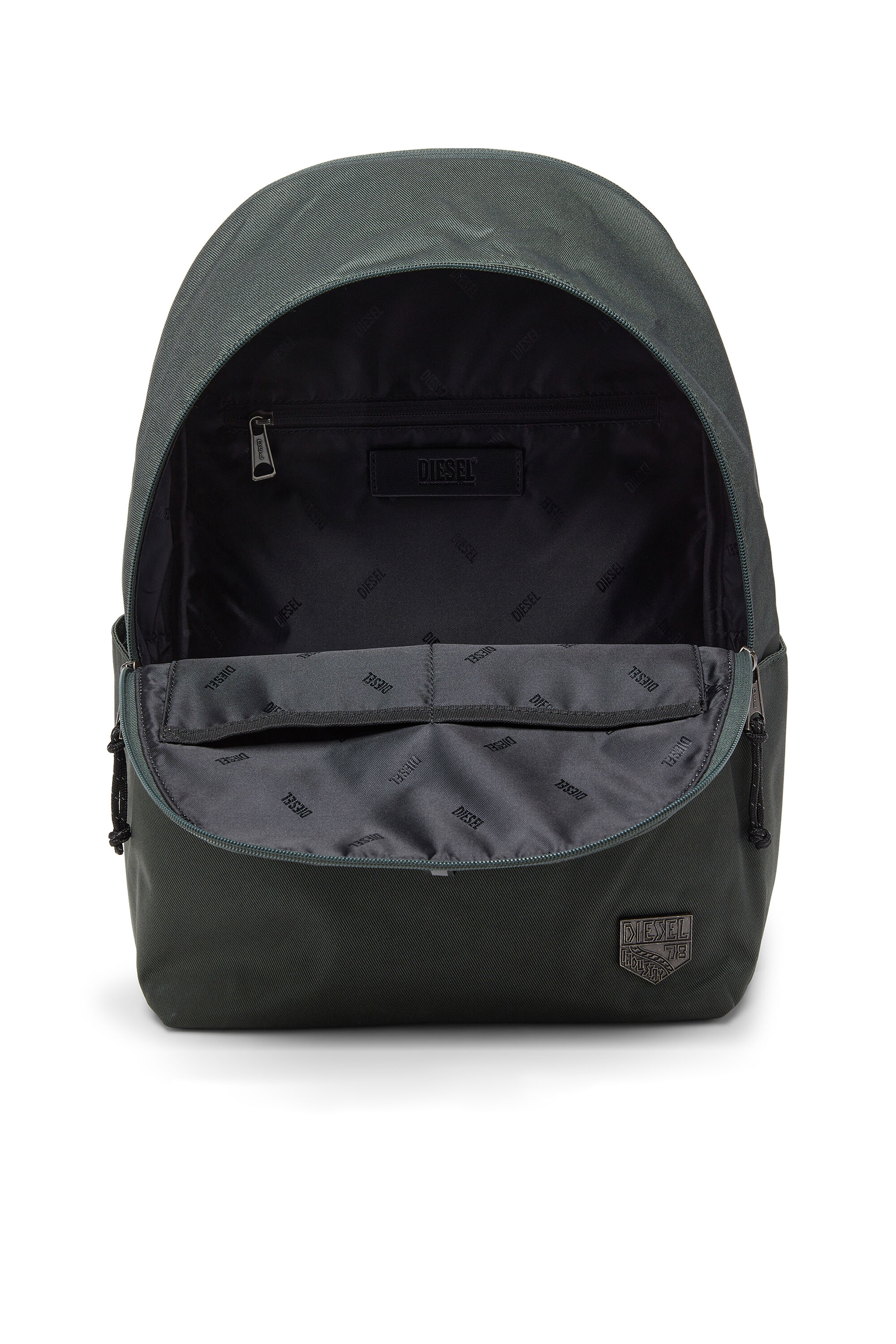 Diesel - D-PACK BACKPACK X, D-Pack - Zaino in nylon con logo emblem Unisex in Verde - 3