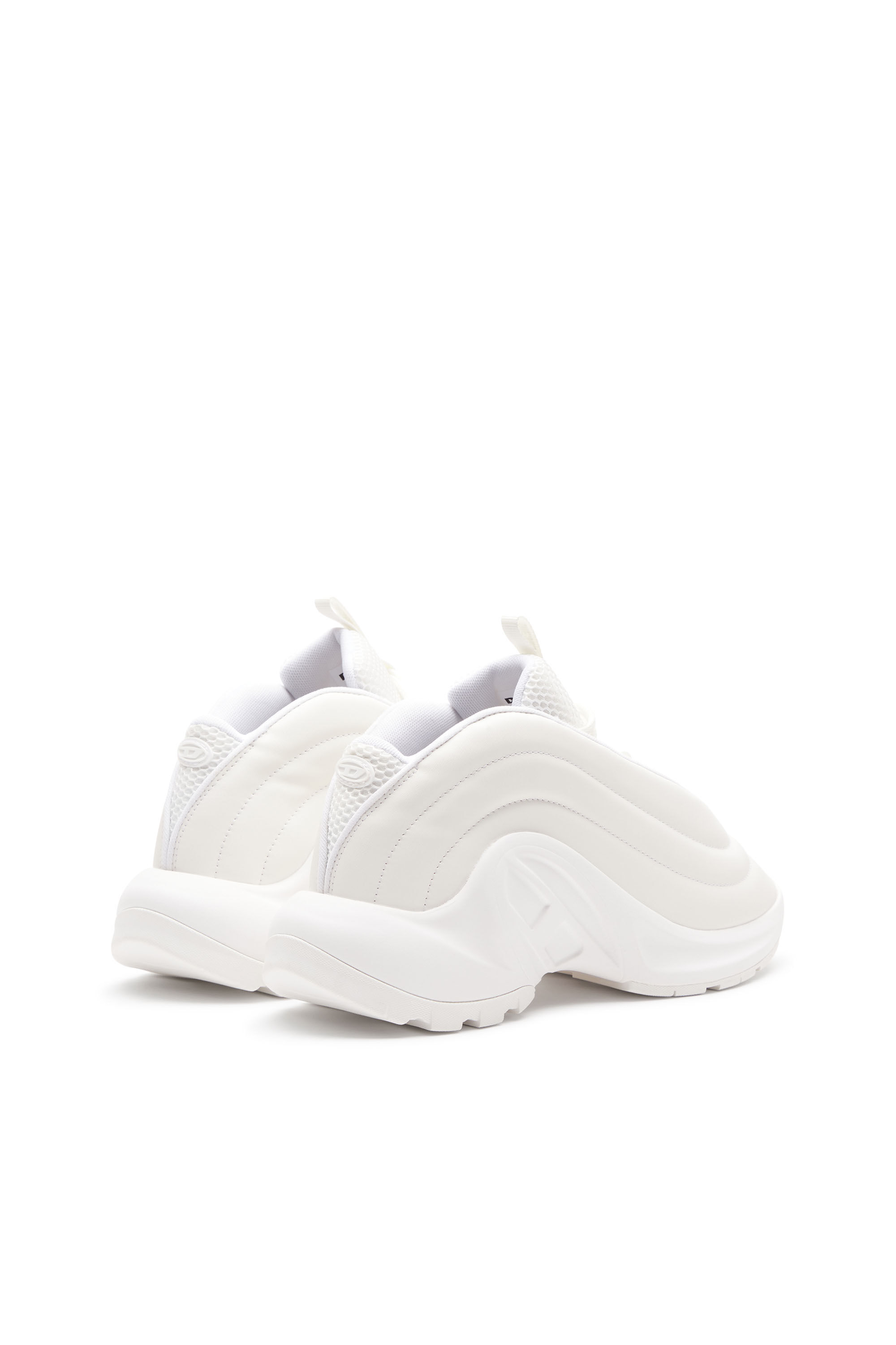Diesel - S-D-RUNNER X, S-D-Runner X-Sneaker slip-on con fondo Oval D opaco Unisex in Bianco - 3