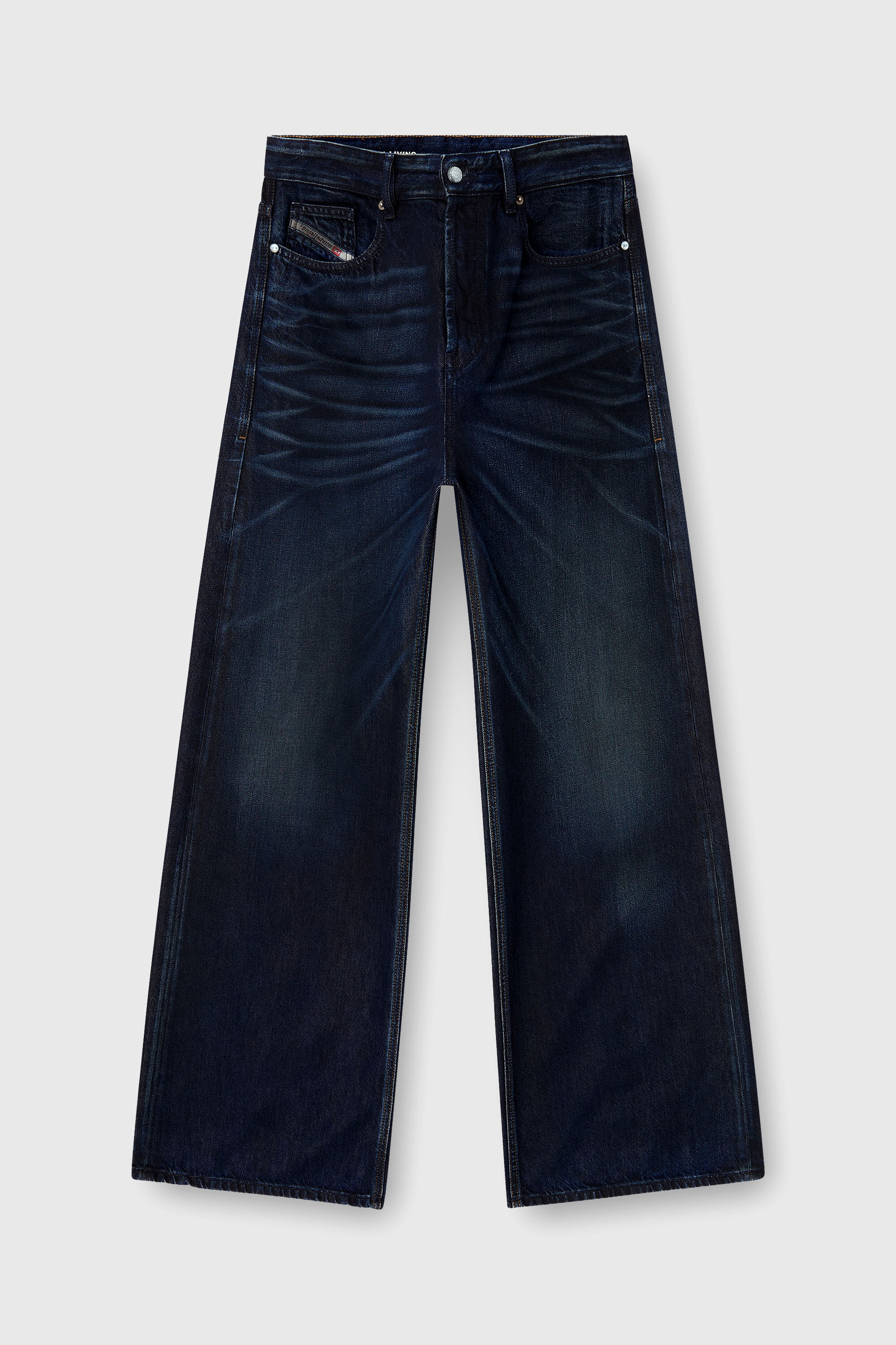 Diesel - Relaxed Jeans D-Rise 09N21 Uomo, Blu Scuro - Image 4