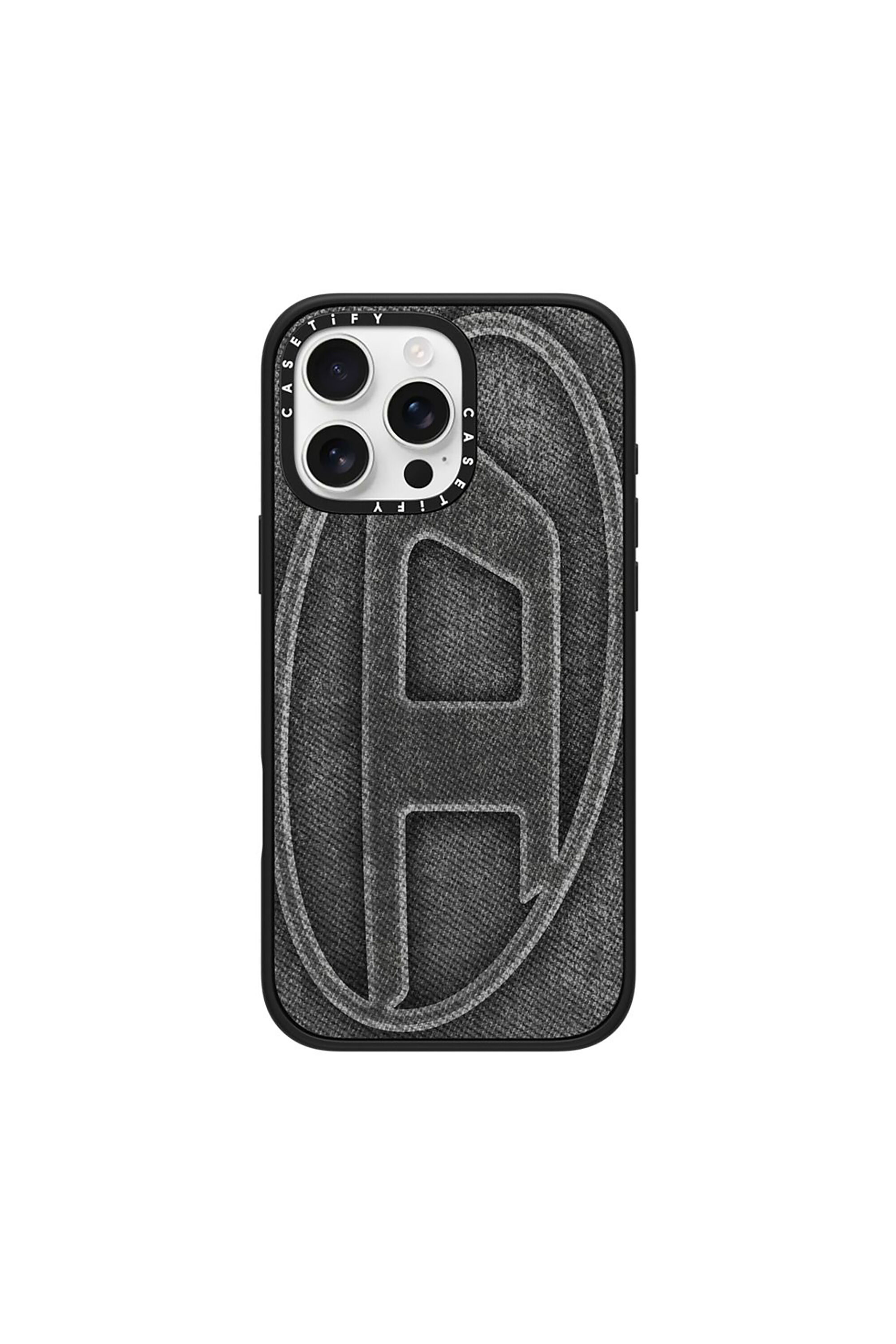 Diesel - 60576 MOULDED CASE, Custodia Oval D impact per iPhone 16 Pro Max Unisex in Nero - 1
