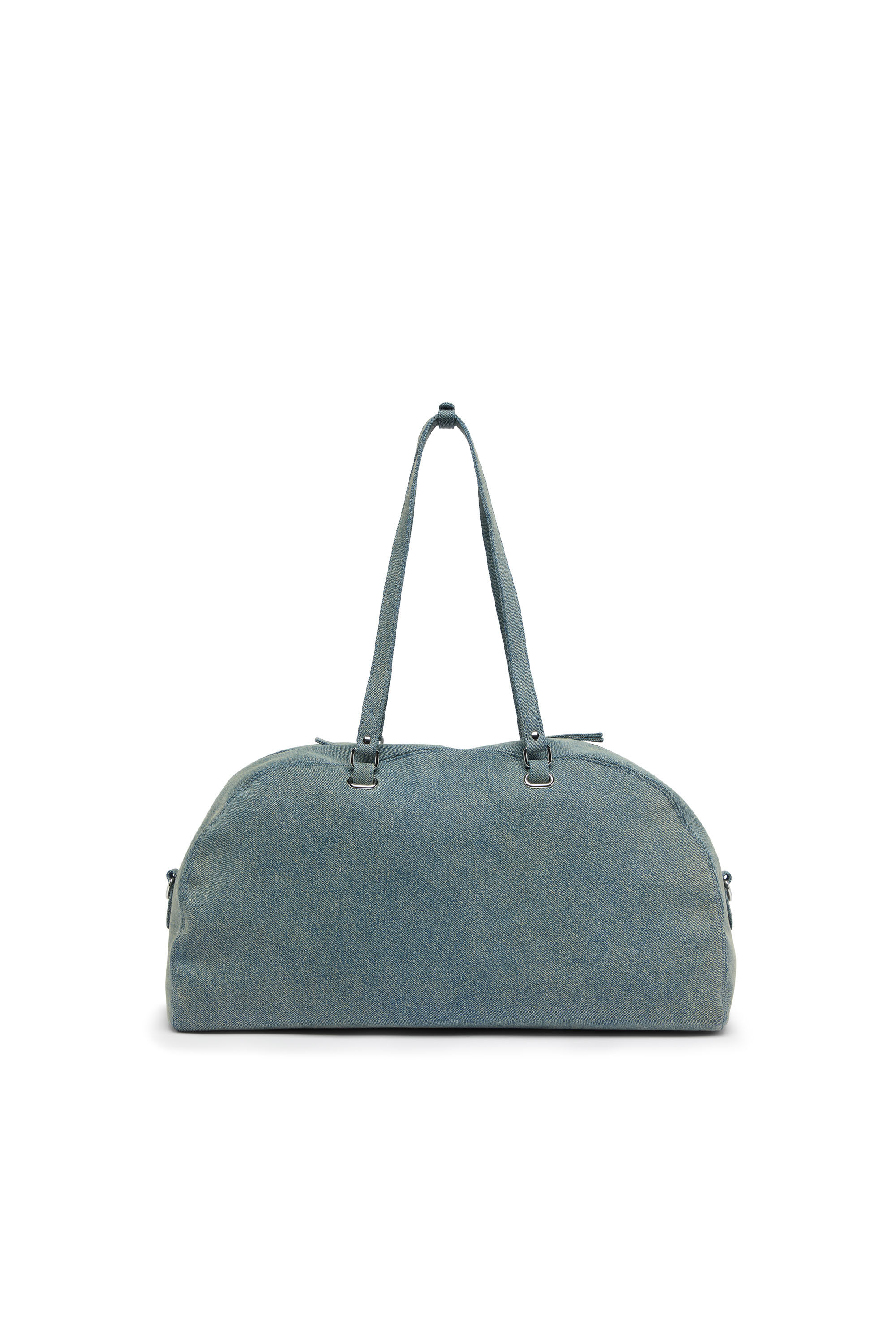 Diesel - 1DR DOME SOFT DUFFLE XL, 1DR Dome-Borsa duffle in denim con logo Oval D Unisex in Blu - 3