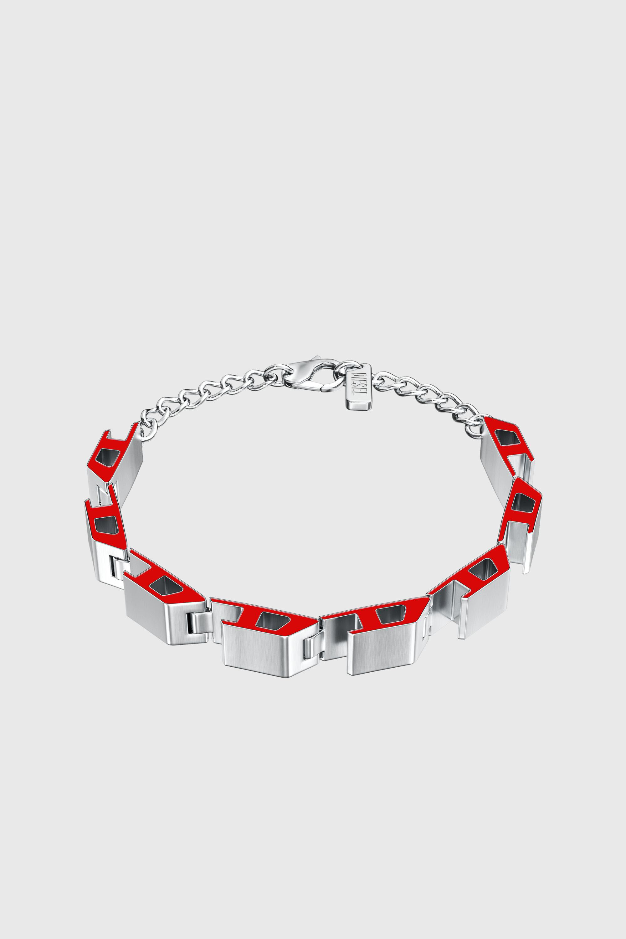 Diesel - DX1690040 JEWELLERY, Bracciale in acciaio inox Unisex in Argento - 1