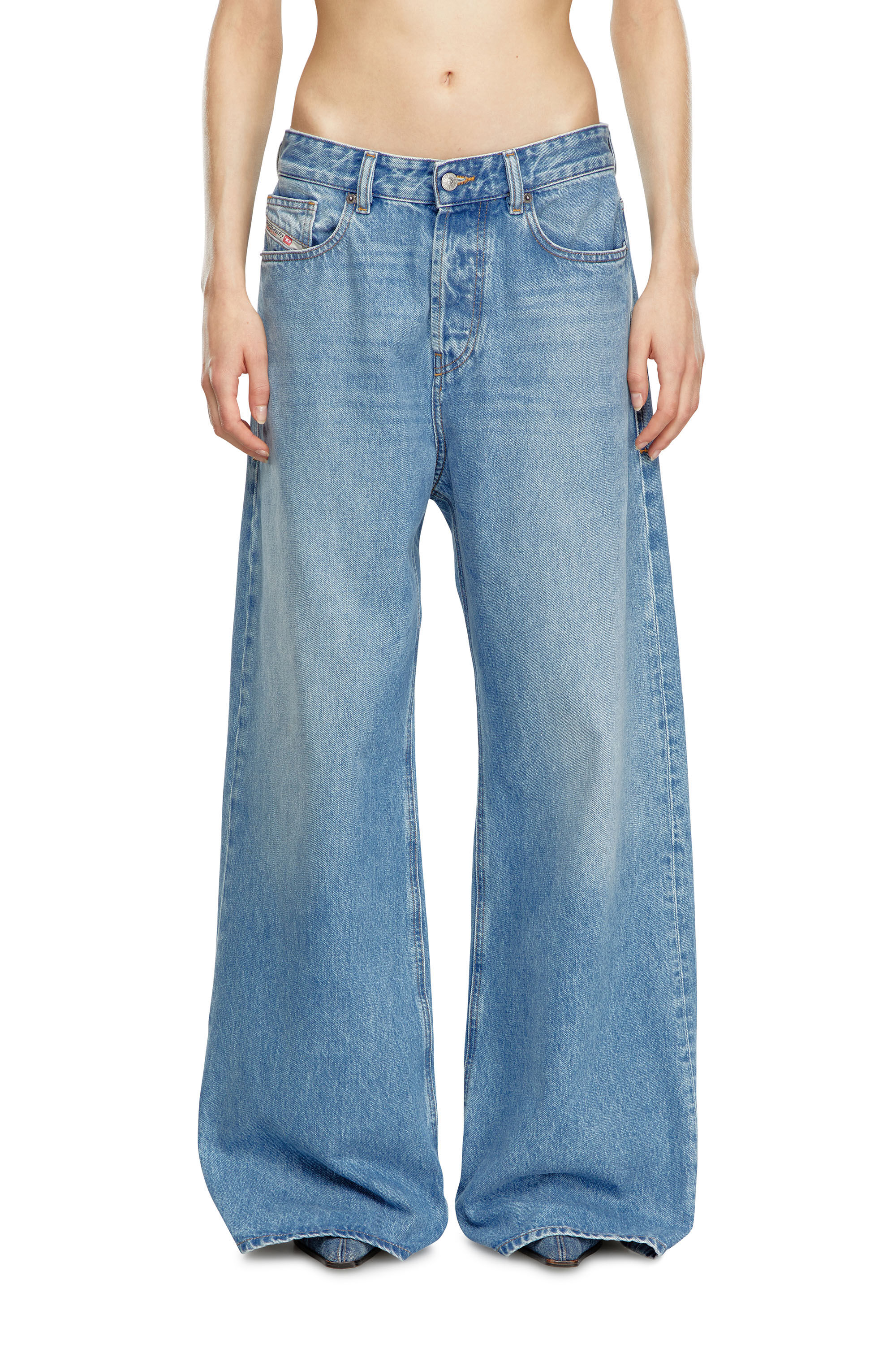 Diesel - Relaxed Jeans 1996 D-Sire 09I29 Unisex, Blu Chiaro - Image 3