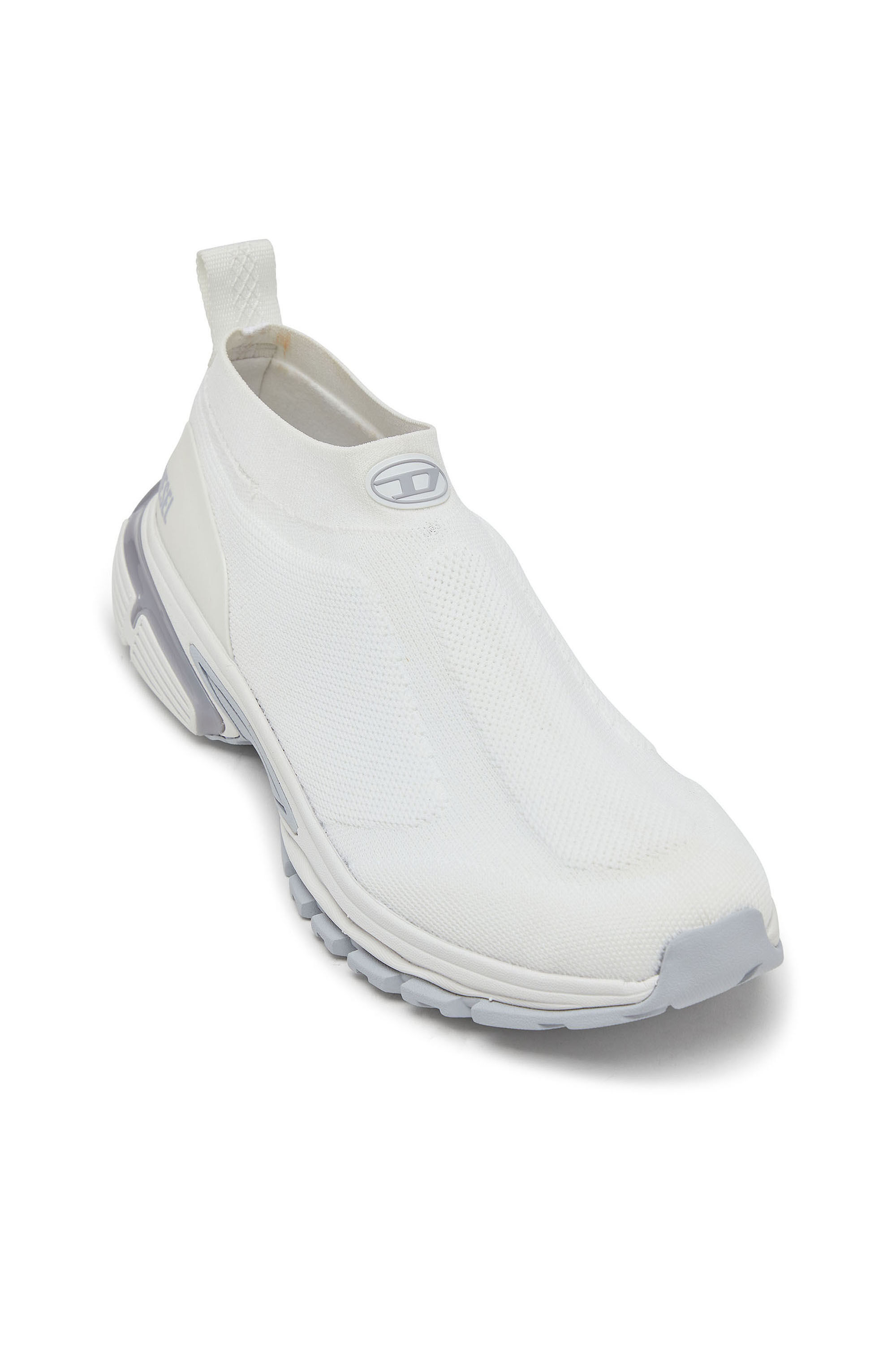 Diesel - S-PRO-V-DENSE-SOCKS, Pro-V-Dense-Sneakers a calzino in maglia slip-on Uomo in Bianco - 6