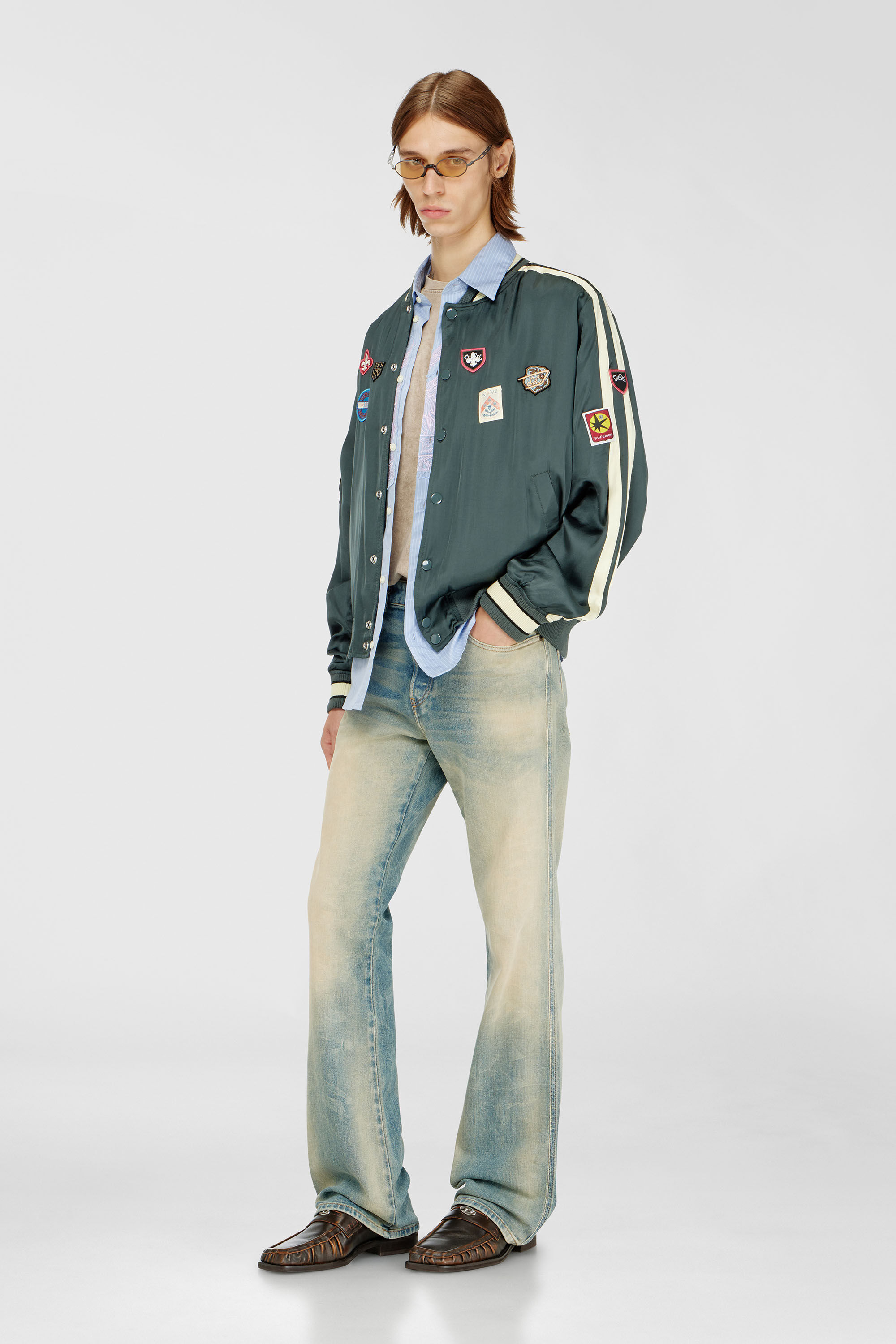 Diesel - Bootcut Jeans 1998 D-Buck 09H78 Uomo, Blu medio - Image 1