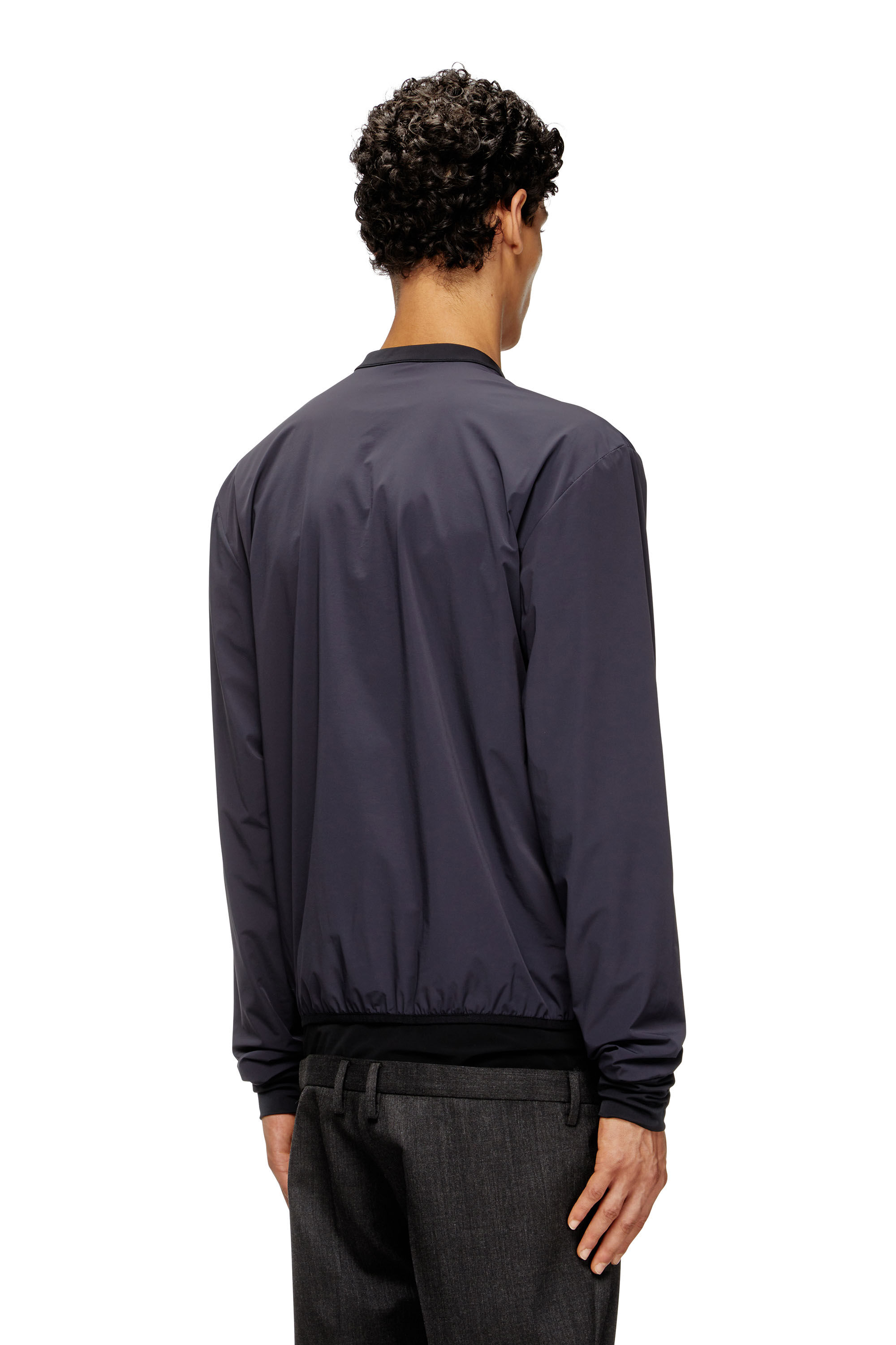 Diesel - J-DOMNALL-NY, Giacca in nylon bi-stretch Uomo in Blu - 4