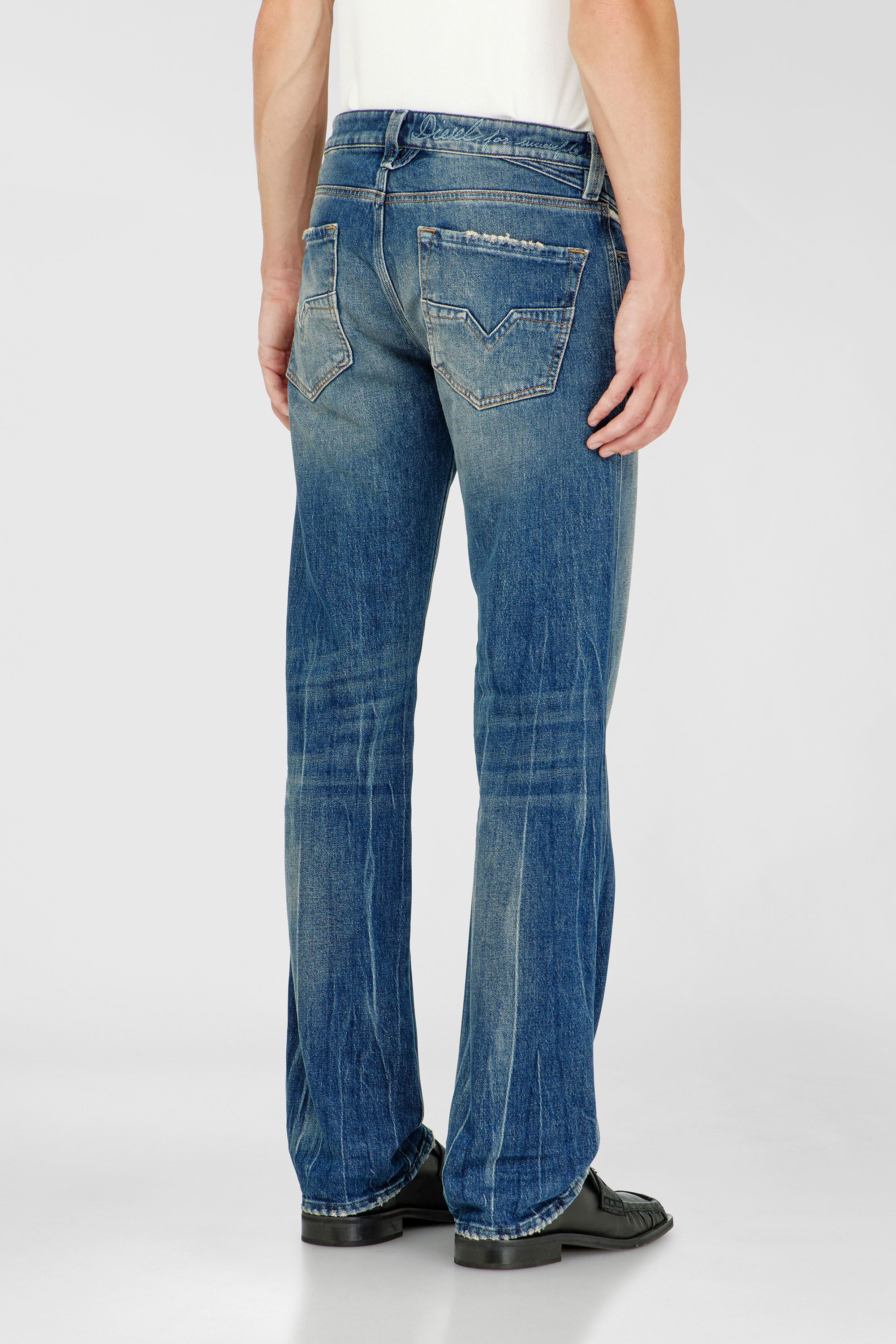 Diesel - Regular Jeans 1985 Larkee 09Q27 Uomo, Blu medio - Image 5