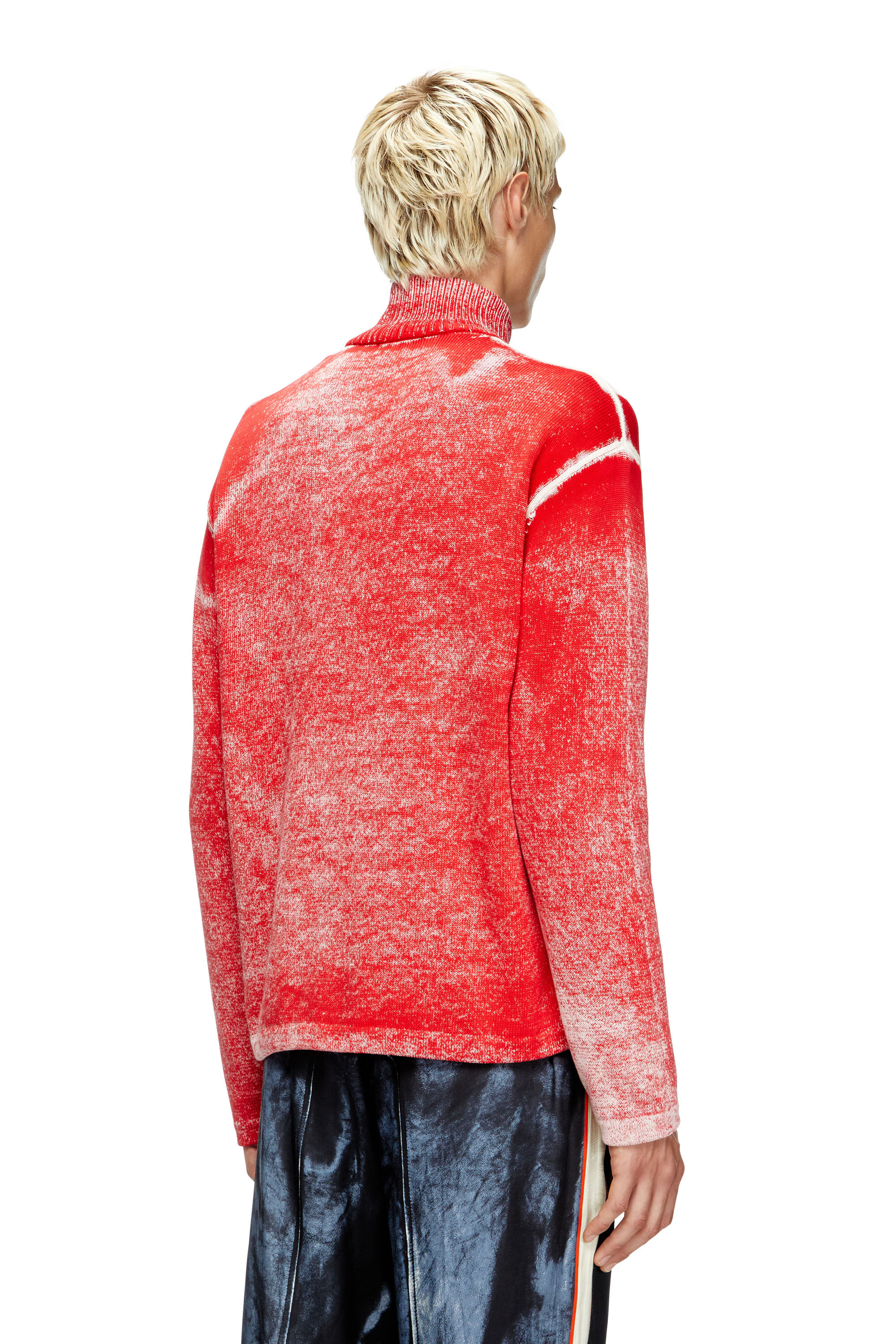 Diesel - K-OLIBA-JKT, Cardican con zip a strisce con stampa interna Uomo in ToBeDefined - 4
