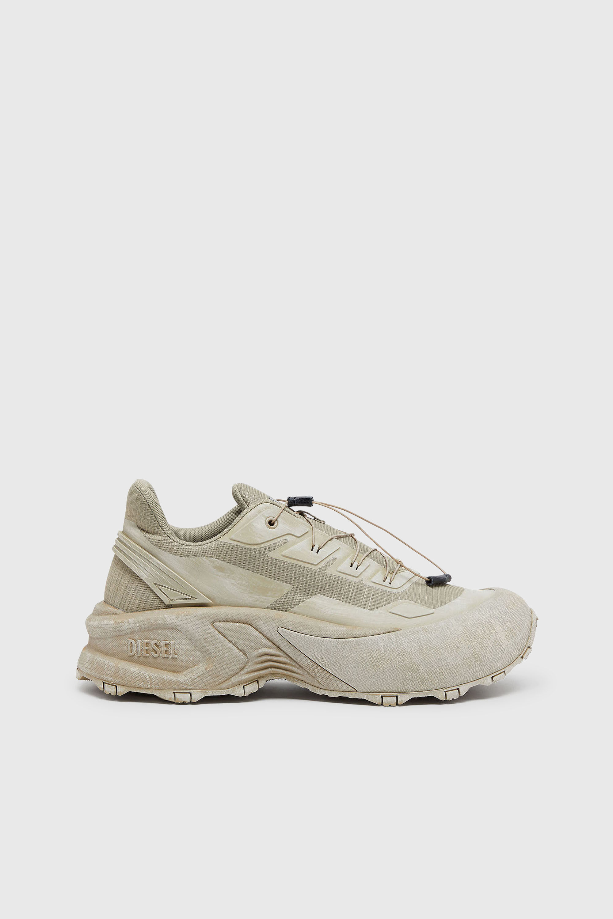 Diesel - D-CAGE RUNNER, D-Cage-Sneaker in ripstop distressed Uomo in Verde - 1