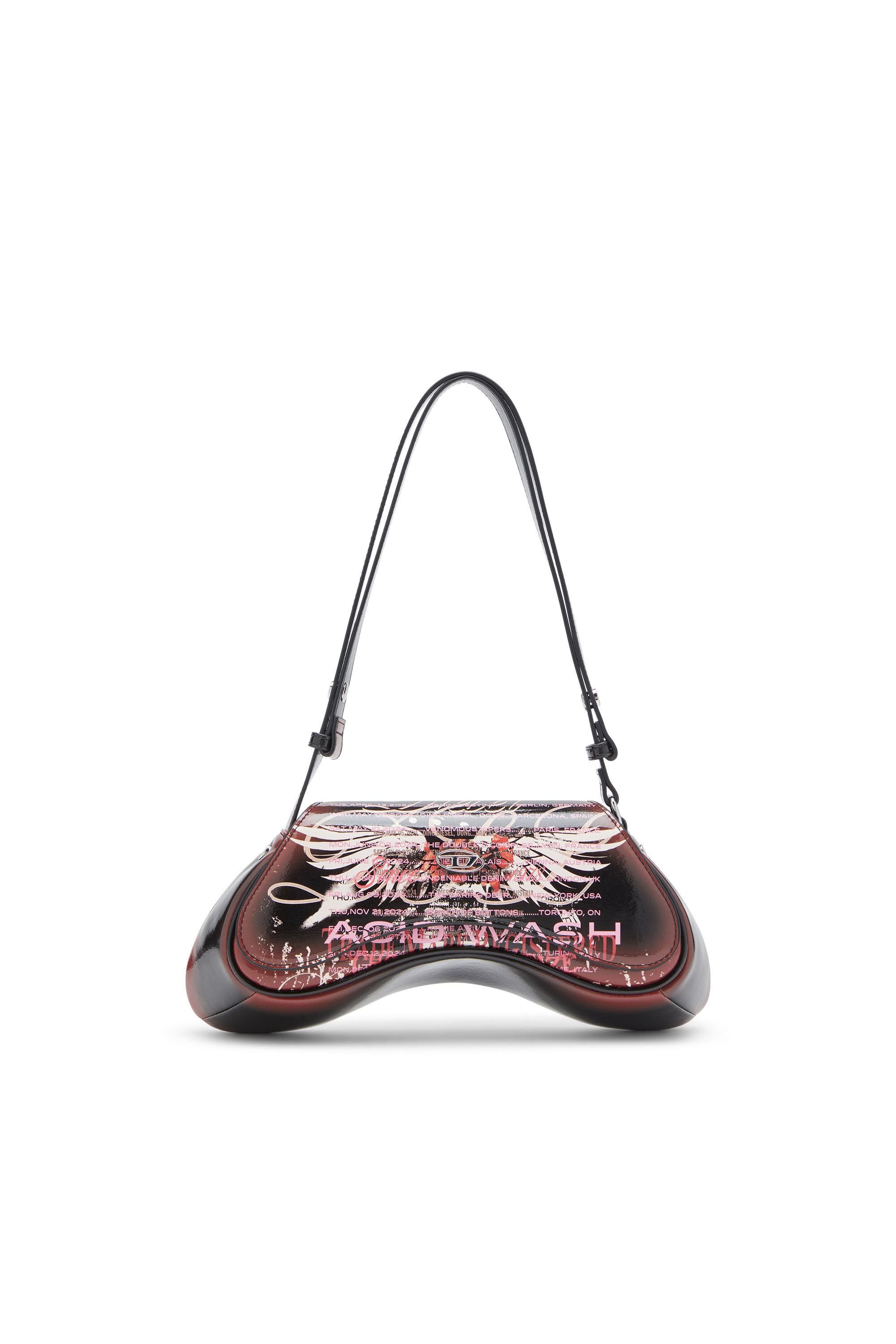 Diesel - PLAY CROSSBODY, Play-Borsa in PU stampato lucido Donna in Multicolor - 1