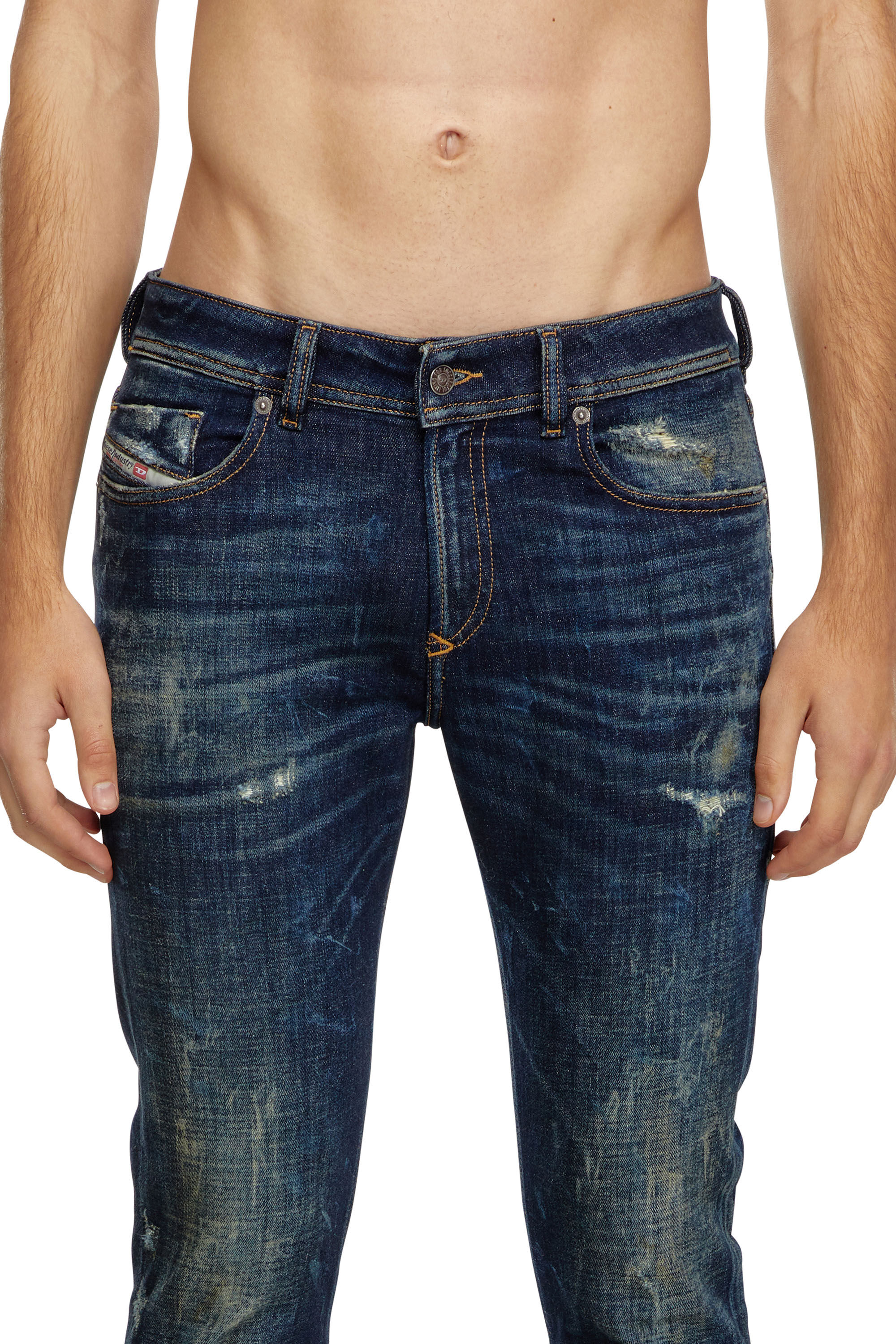 Jeans Uomo Skinny Blu Scuro 1979 Sleenker Diesel
