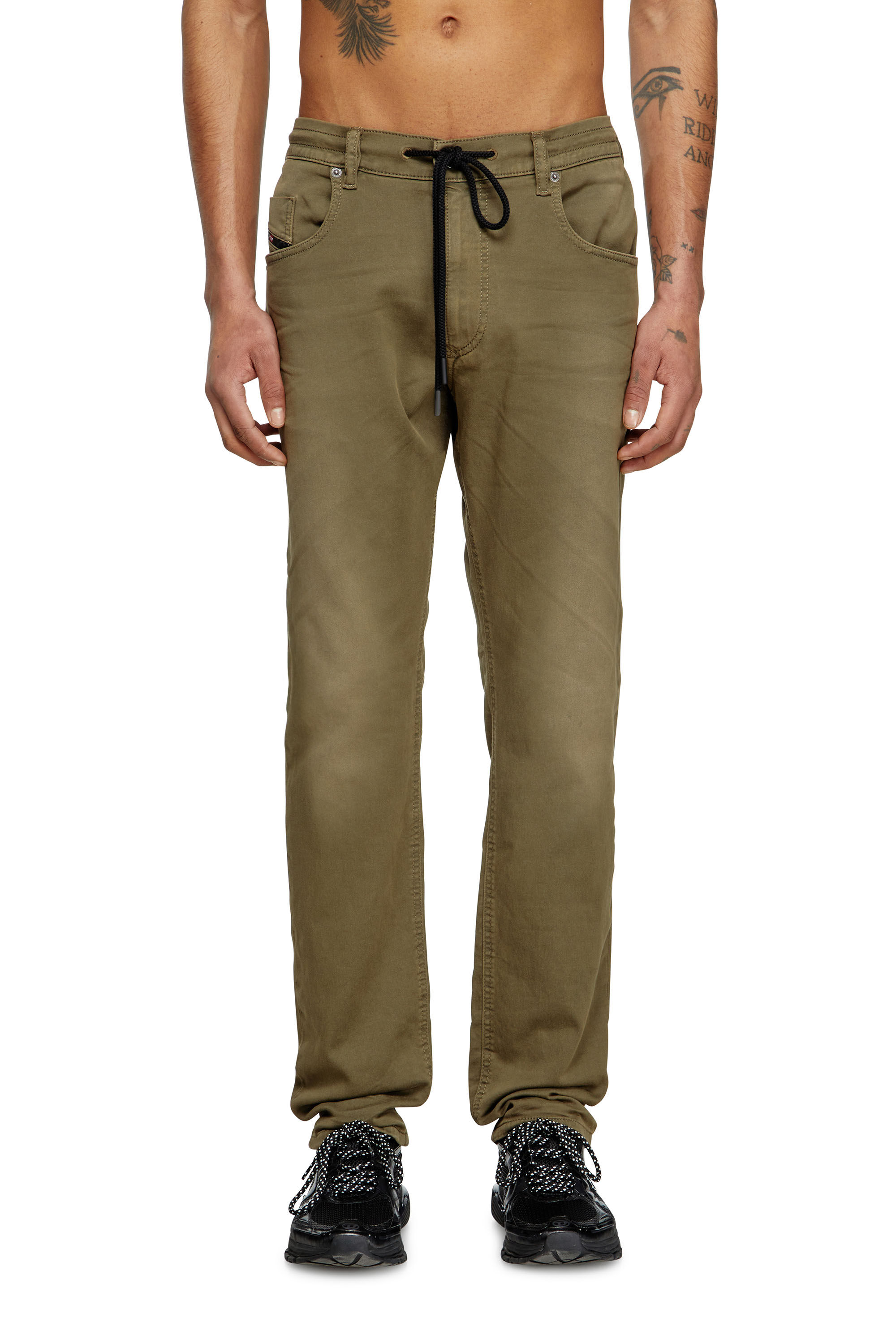 Diesel - Regular 2030 D-Krooley Joggjeans® 0670M Uomo, Verde - Image 1