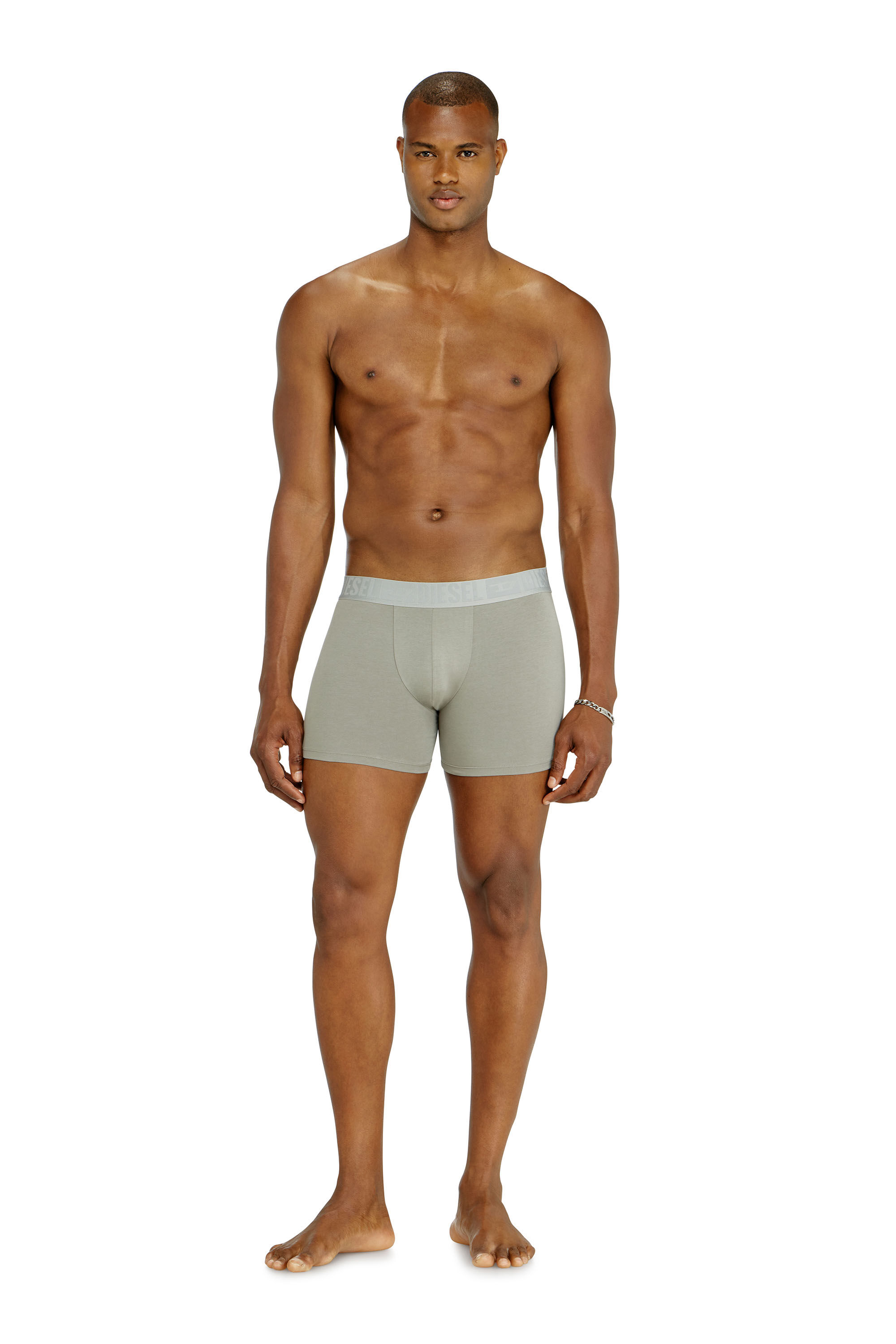 Diesel - SEBASTIAN-D-CORE-3PACK, Set da tre boxer lungo in cotone stretch Uomo in Multicolor - 1