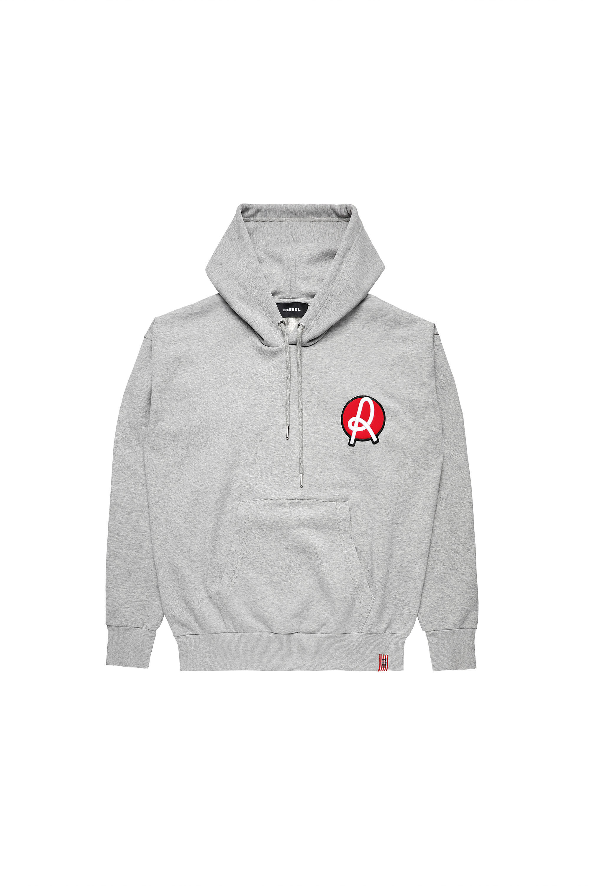 Diesel - LR-S-GIRK-HOOD-VIC, Grigio Chiaro - Image 2