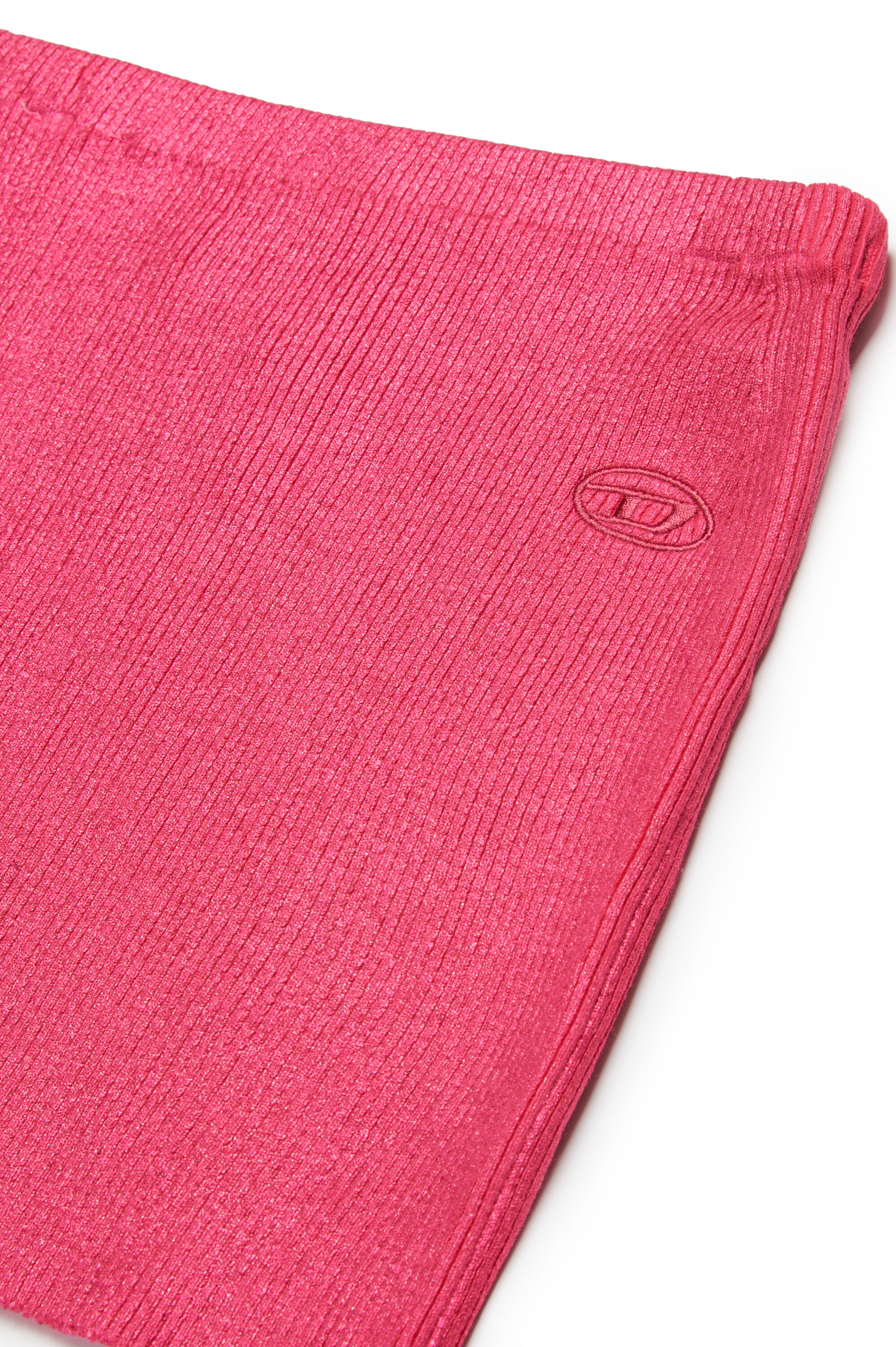 Diesel - GESID, Minigonna in maglia a costine Donna in Rosa - 3