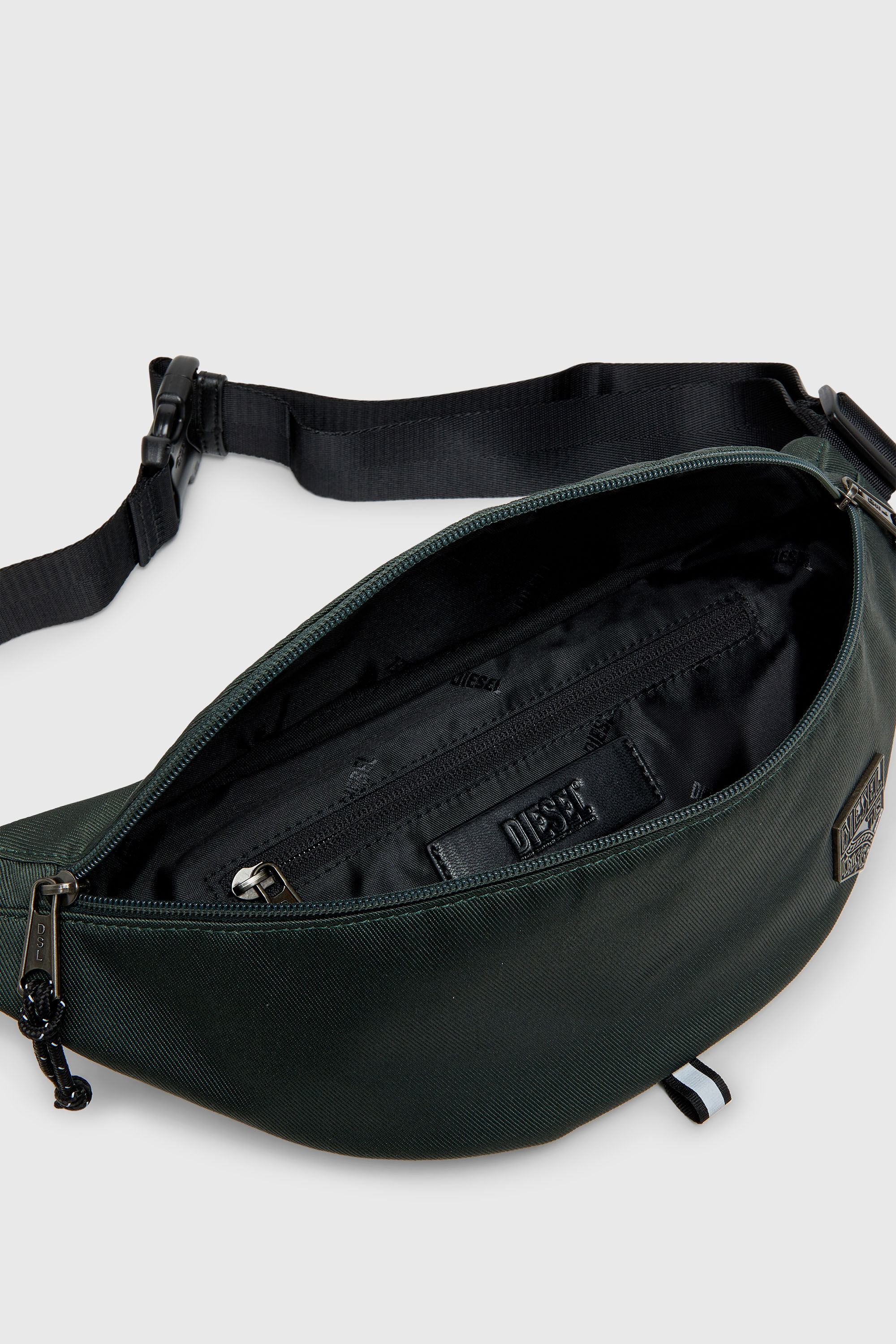 Diesel - D-PACK BELTBAG X, D-Pack - Marsupio in nylon con logo emblem Unisex in Verde - 3
