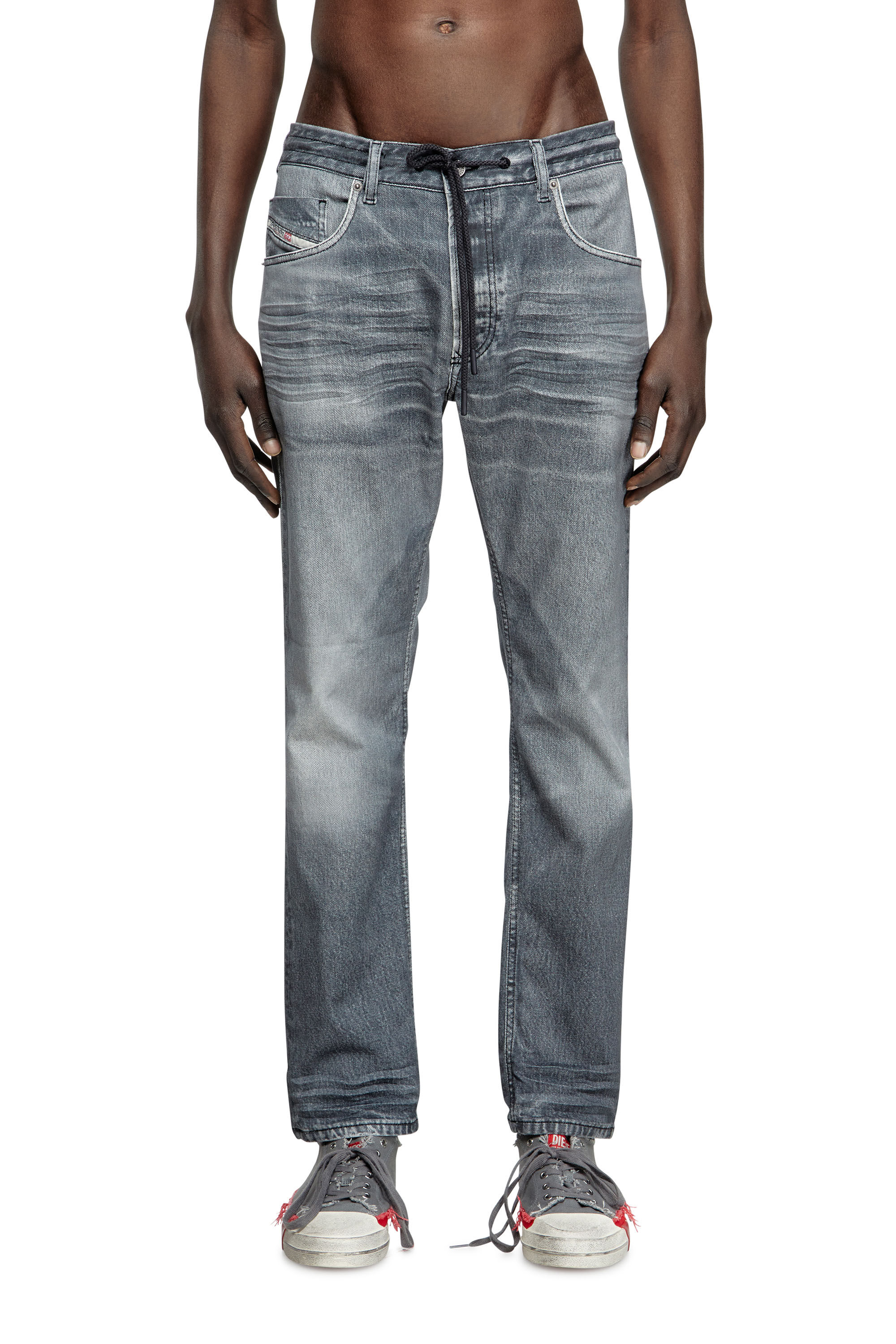 Diesel - Regular 2030 D-Krooley Joggjeans® 068PC Uomo, Blu Chiaro - Image 3