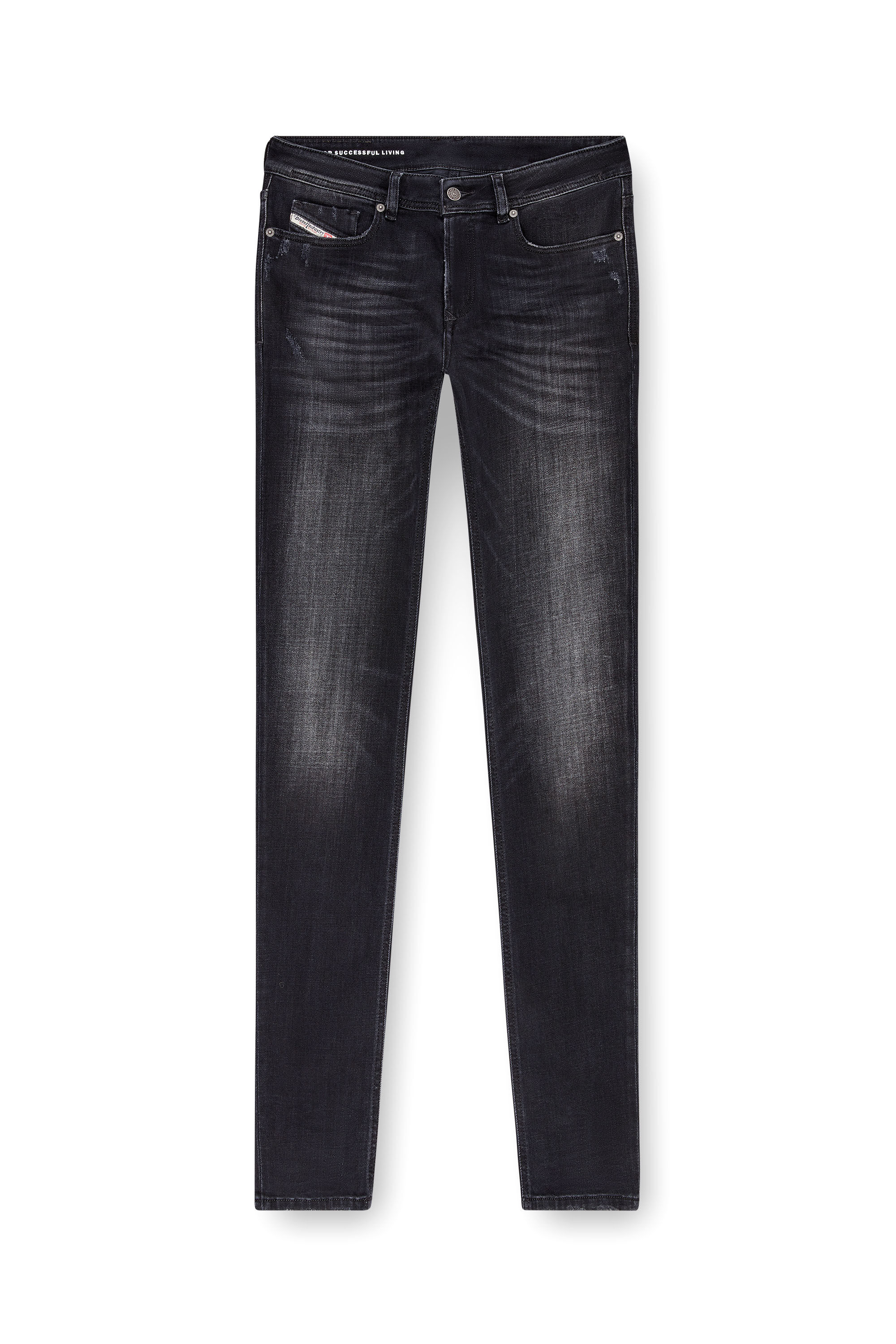 Diesel - Uomo Skinny Jeans 1979 Sleenker 09K11, Nero/Grigio scuro - Image 1