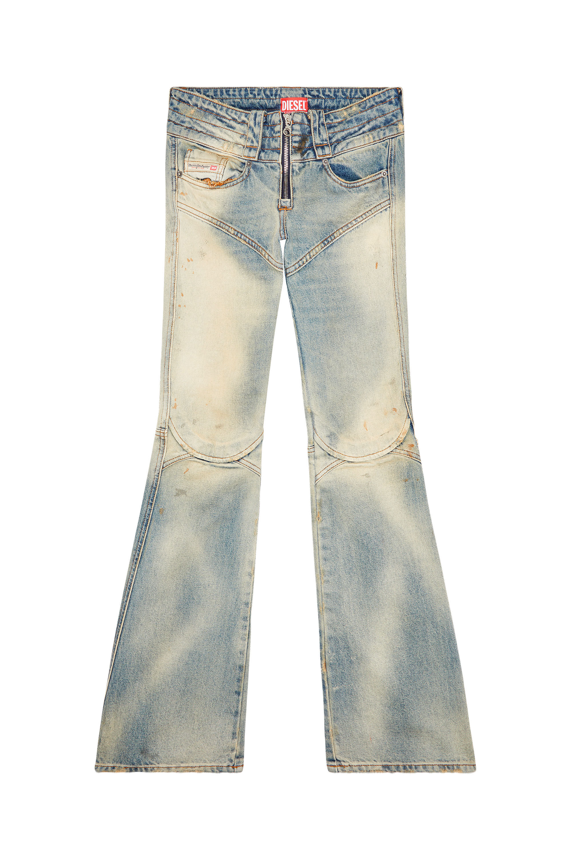 Diesel - Belthy 0ENAF Bootcut and Flare Jeans, Blu Chiaro - Image 2