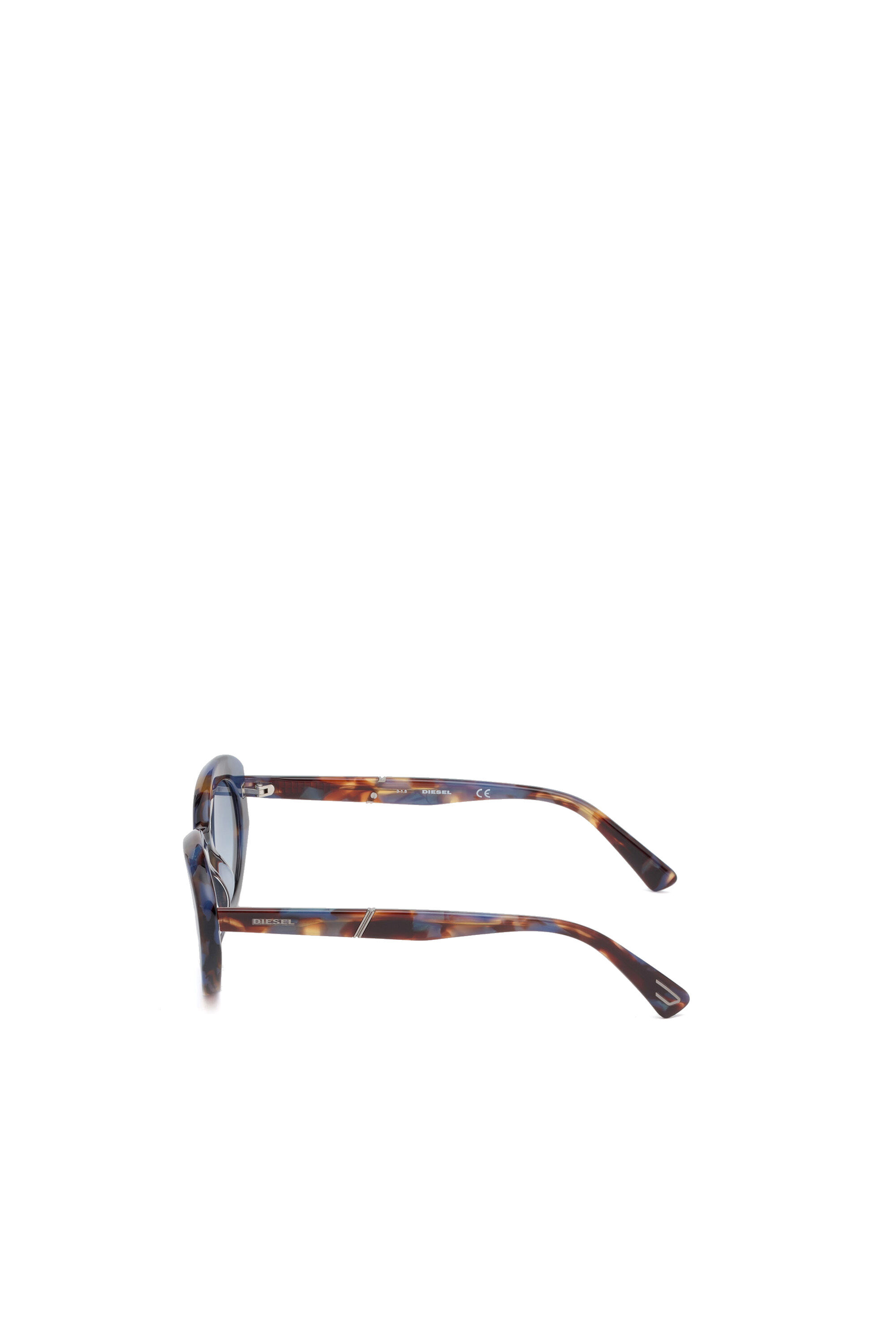 Diesel - DL0281, Occhiale in acetato con forma ovale Donna in Multicolor - 4