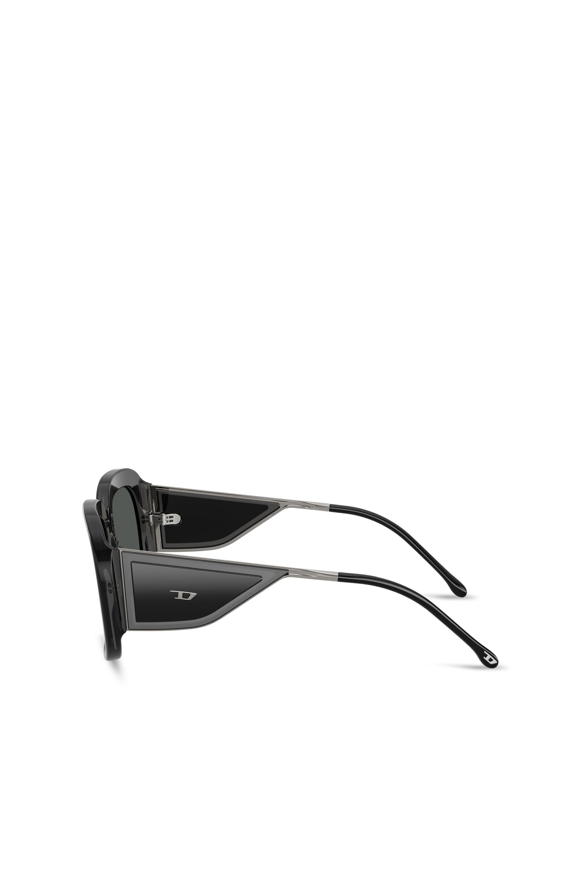 Diesel - 0DL2015U, Occhiali da sole quadrati Unisex in Nero - 5