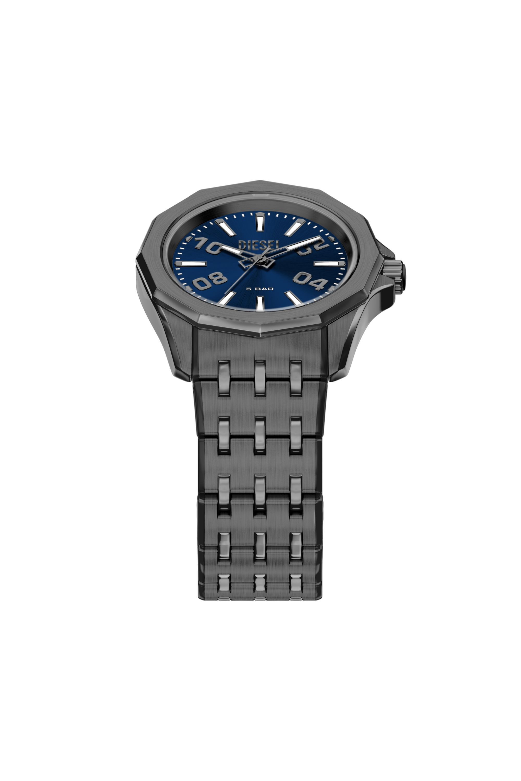 Diesel - DZ2238 WATCH, Orologio Stinger in acciaio gunmetal Uomo in Grigio - 6