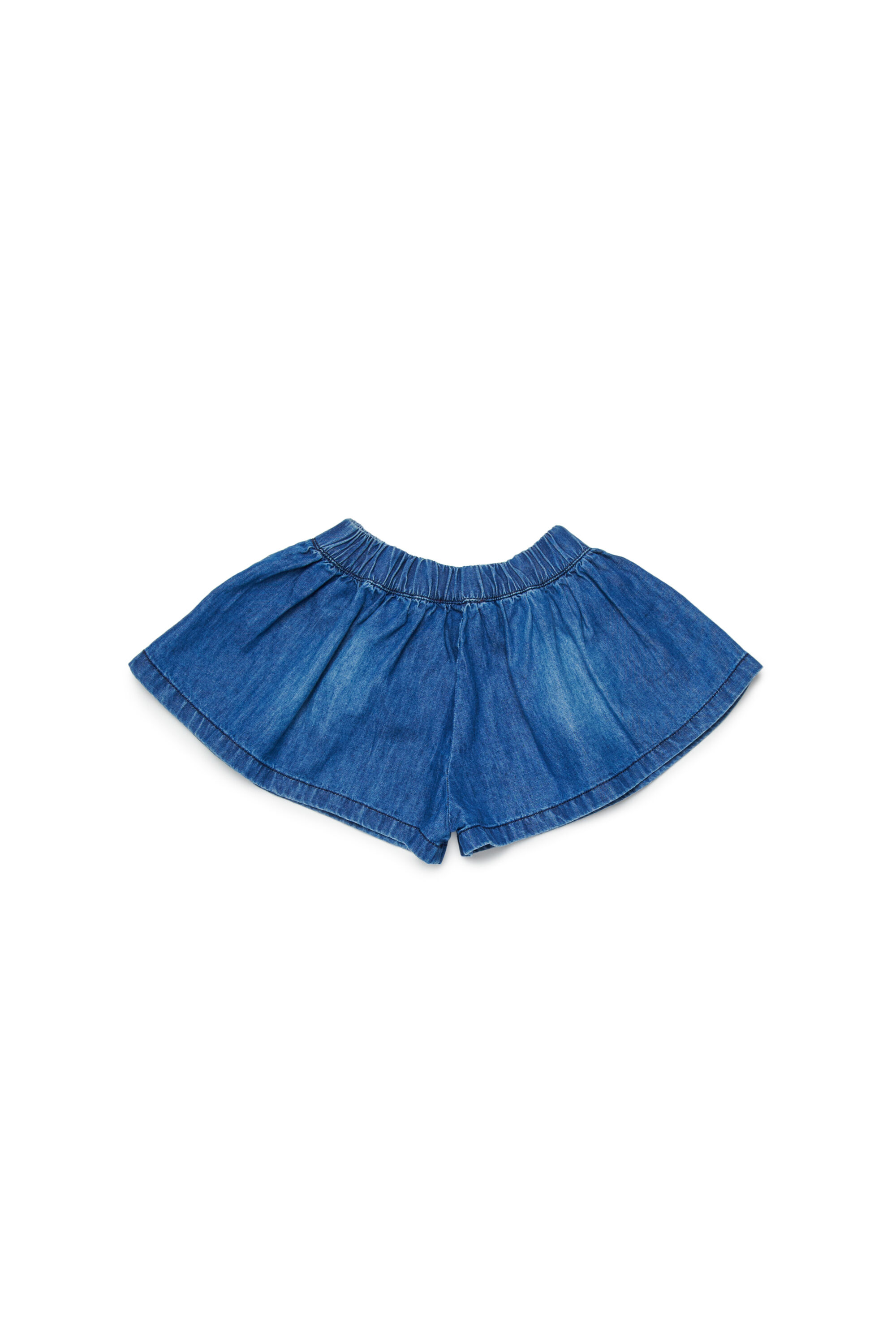 Diesel - PIXIB, Shorts di denim con stampa a cuori Donna in Blu - 2