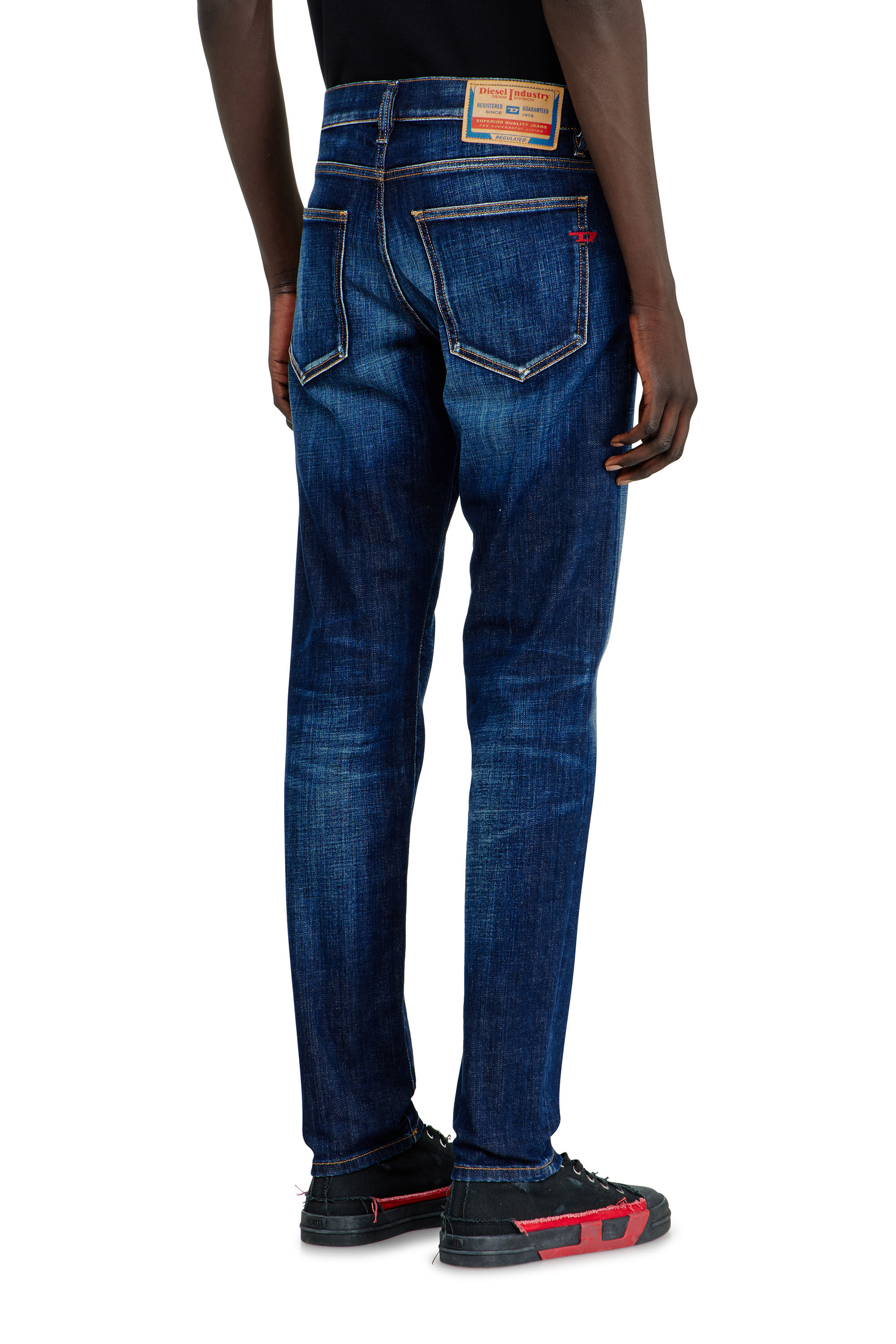 Diesel - Slim Jeans 2019 D-Strukt 09L61 Uomo, Blu medio - Image 5