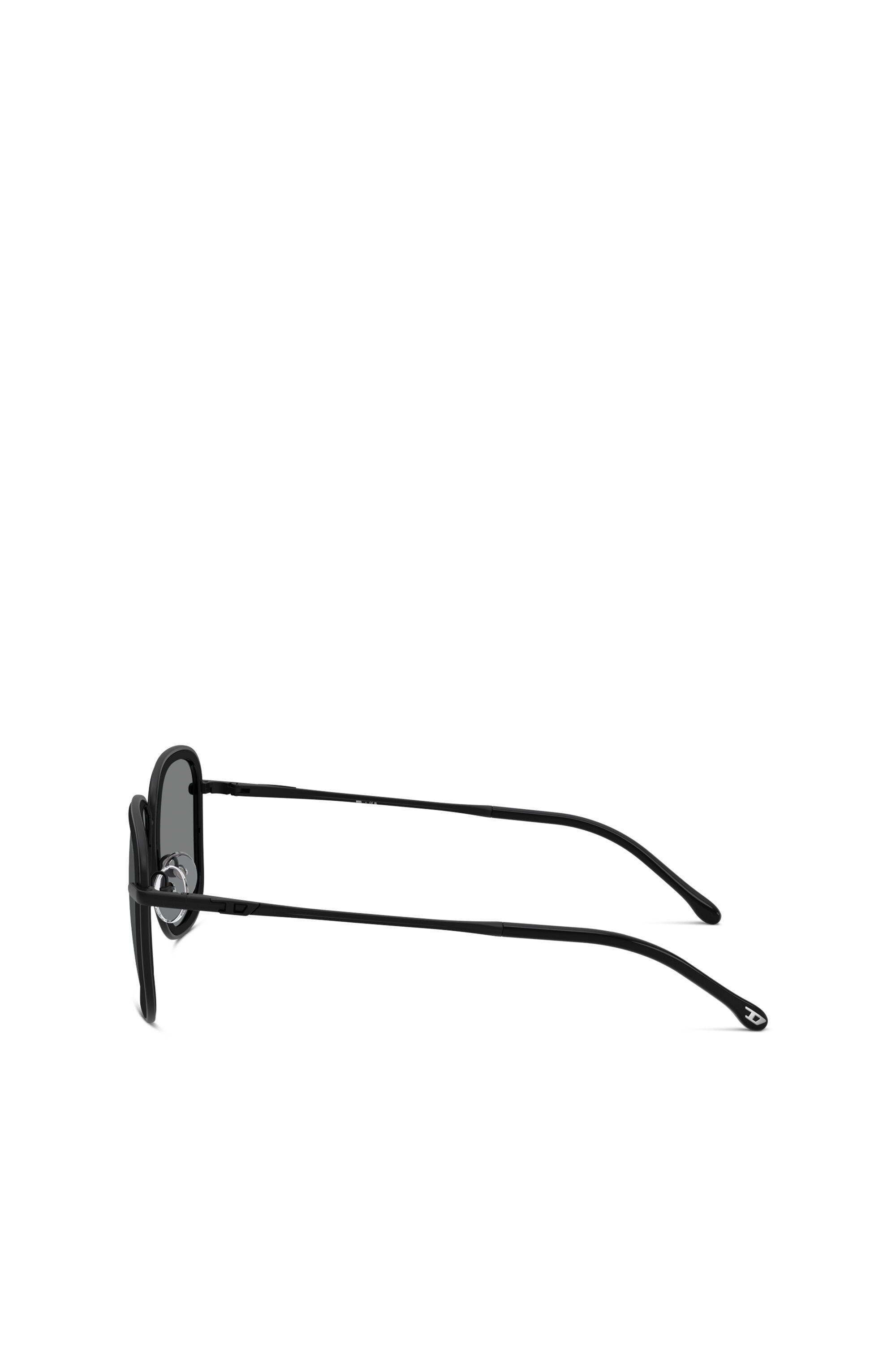 Diesel - 0DL1017, Unisex's Square sunglasses in Black - 2
