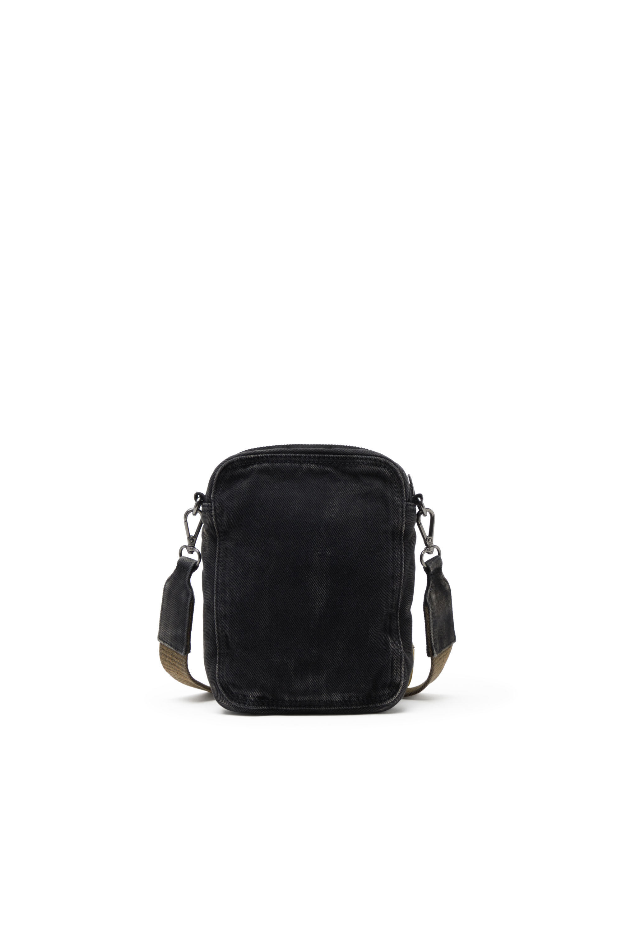 Diesel - MULTI-PKTS CROSSBODY X, Multi-Pkts-Borsa crossbody in denim washed Uomo in Nero - 3
