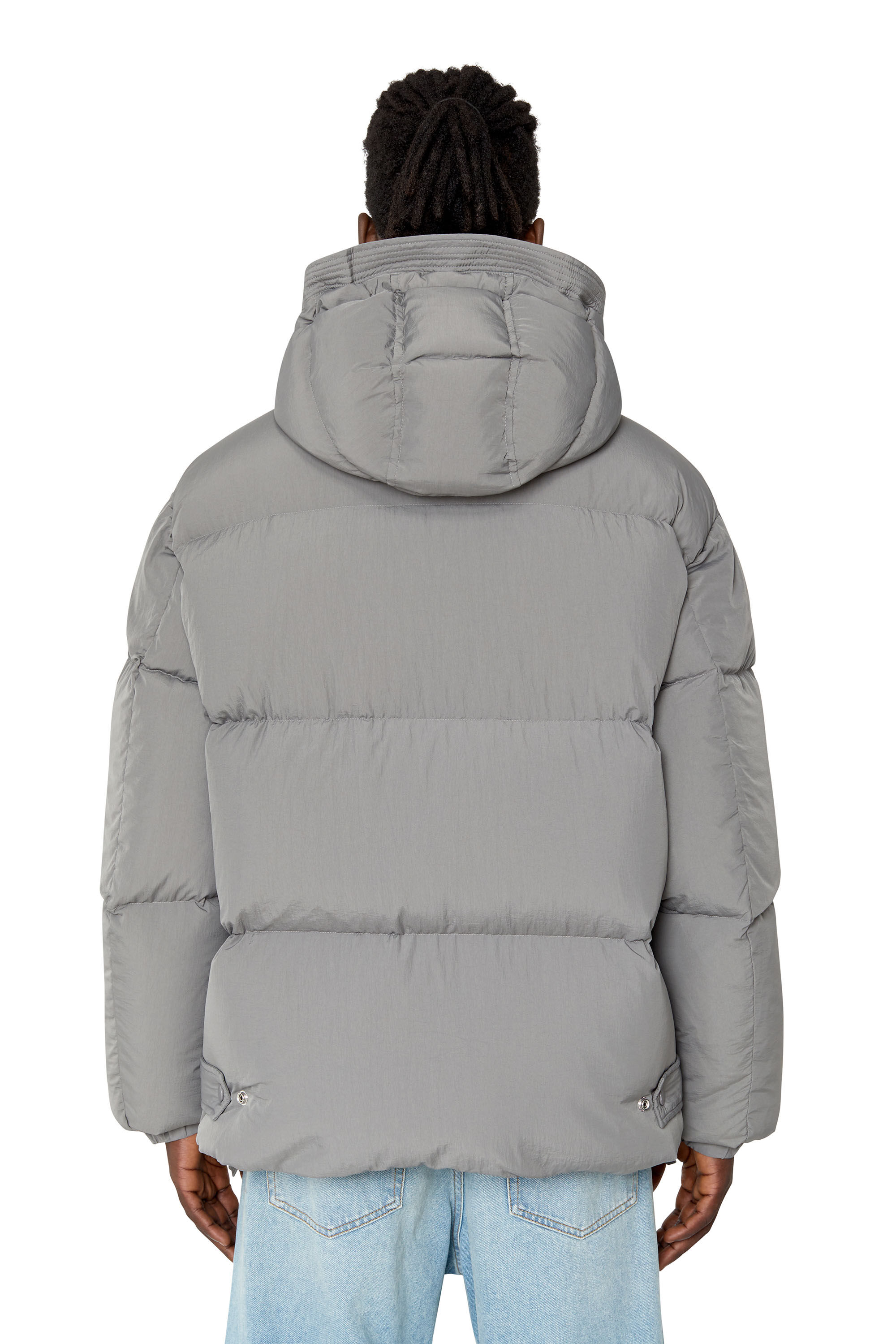 Diesel - W-ROLF-NW, Piumino real down con trattamento Polygiene ViralOff® Uomo in Grigio - 4
