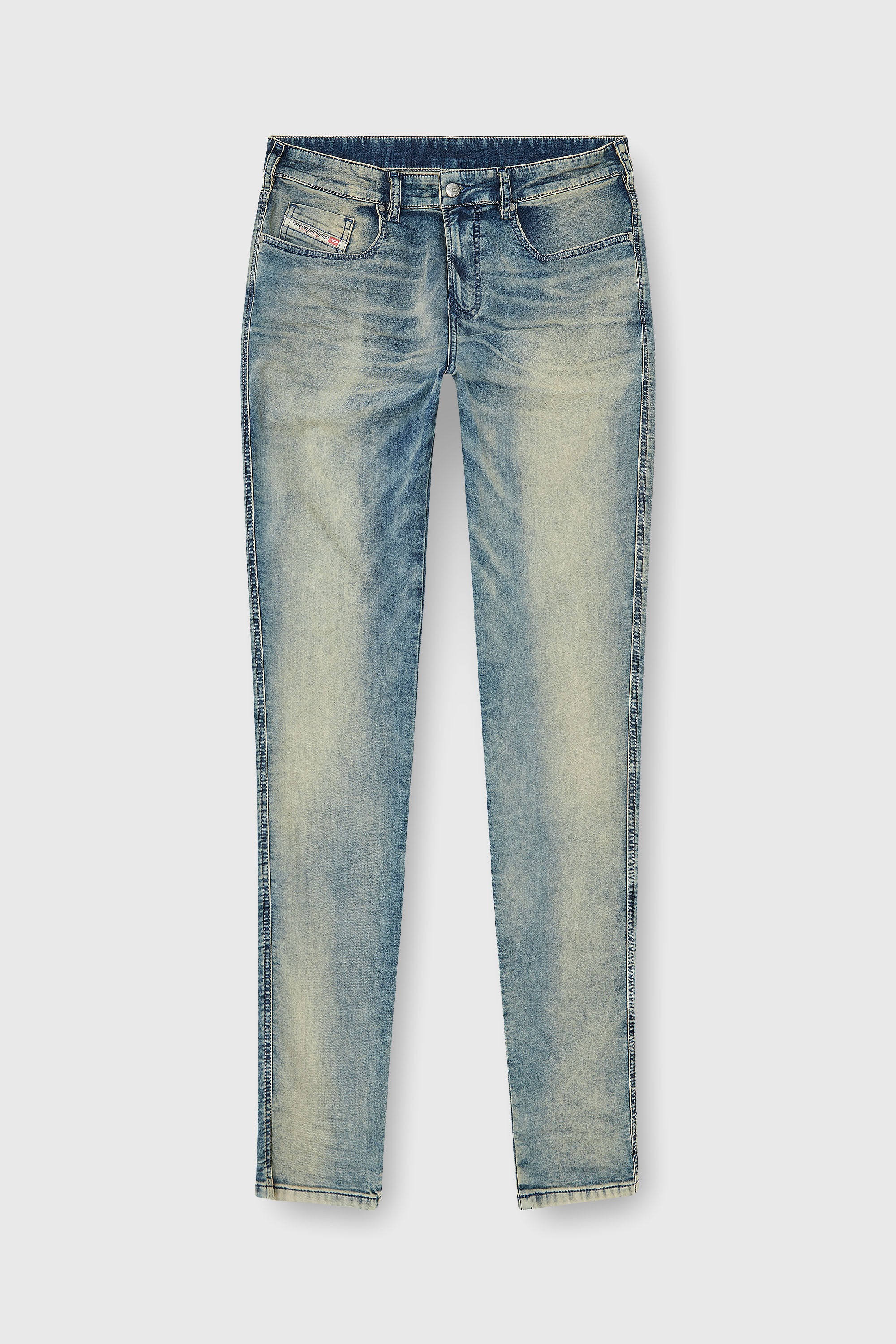 Diesel - Slim 2062 D-Strukt Joggjeans&reg; 09P60 Uomo, Blu medio - Image 4