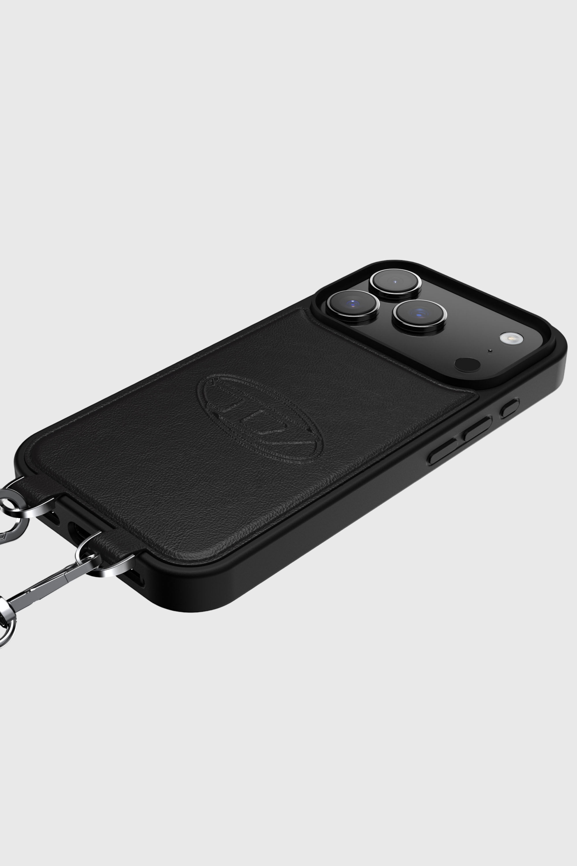 Diesel - 60662 MOULDED CASE, Cover Oval D con cinturino e MagSafe per iPhone 17 Pro Unisex in Nero - 5