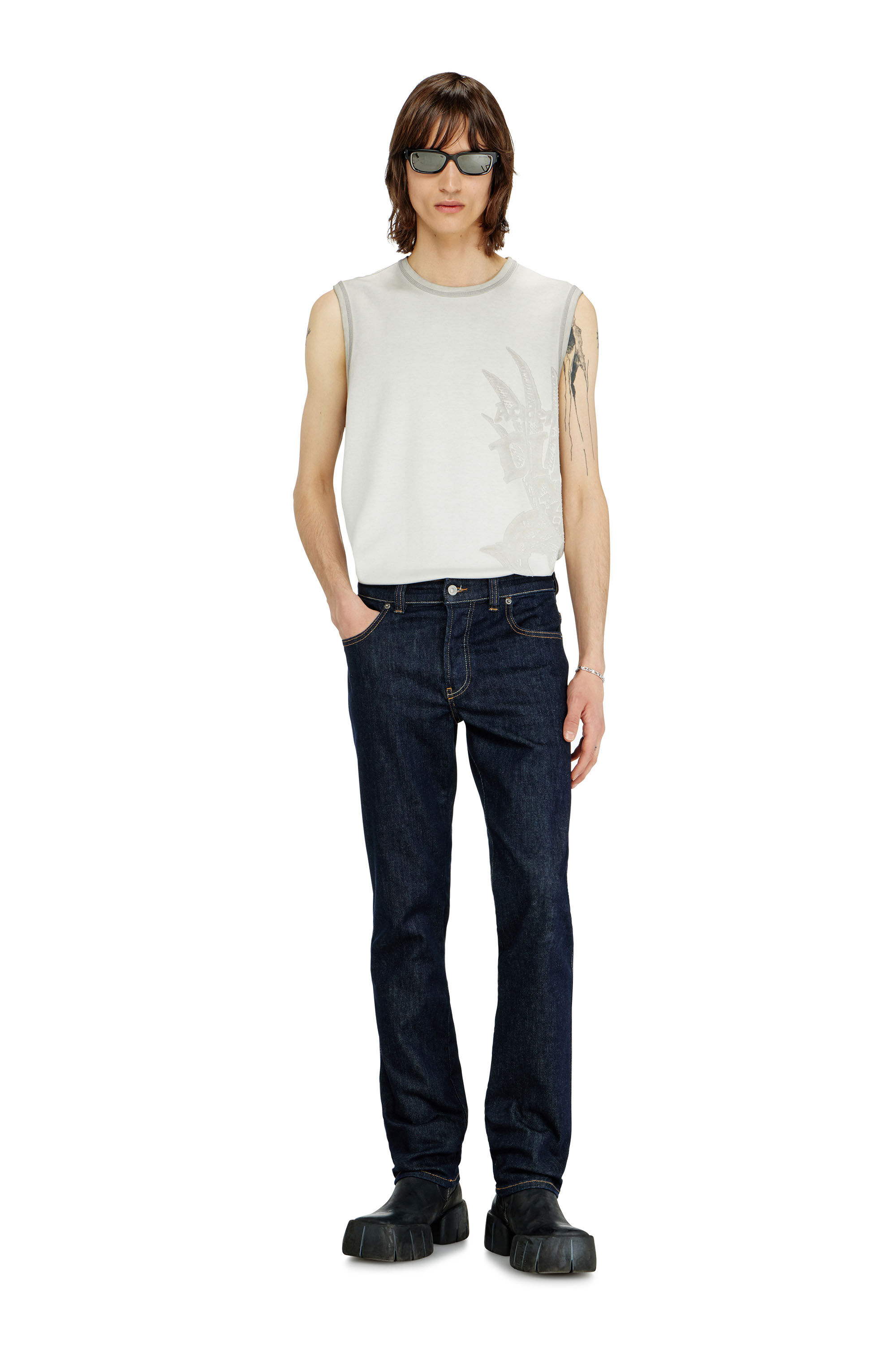 Diesel - Man's Slim Jeans 1993 D-Vyl 0DBEJ, Dark Blue - 1