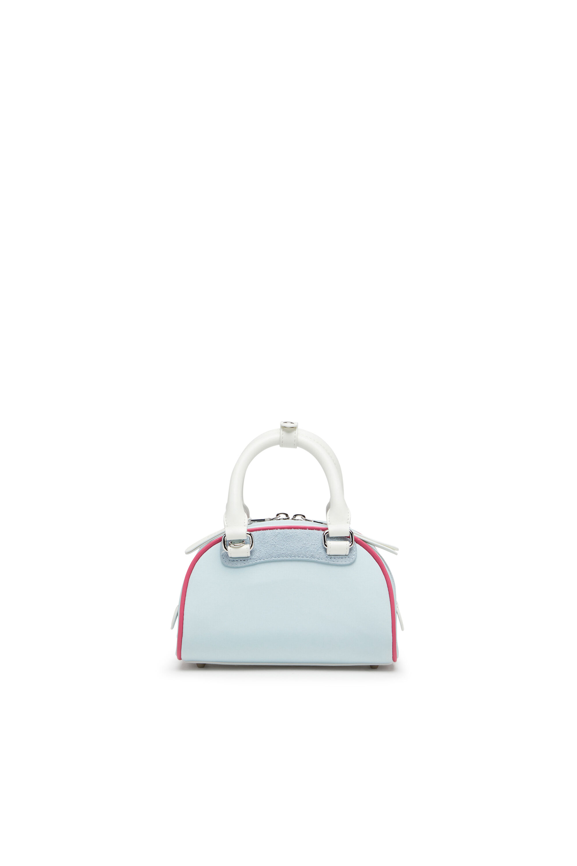 Diesel - 1DR DOME CROSSBODY, Mini borsa bowling colour-block Donna in Blu - 3