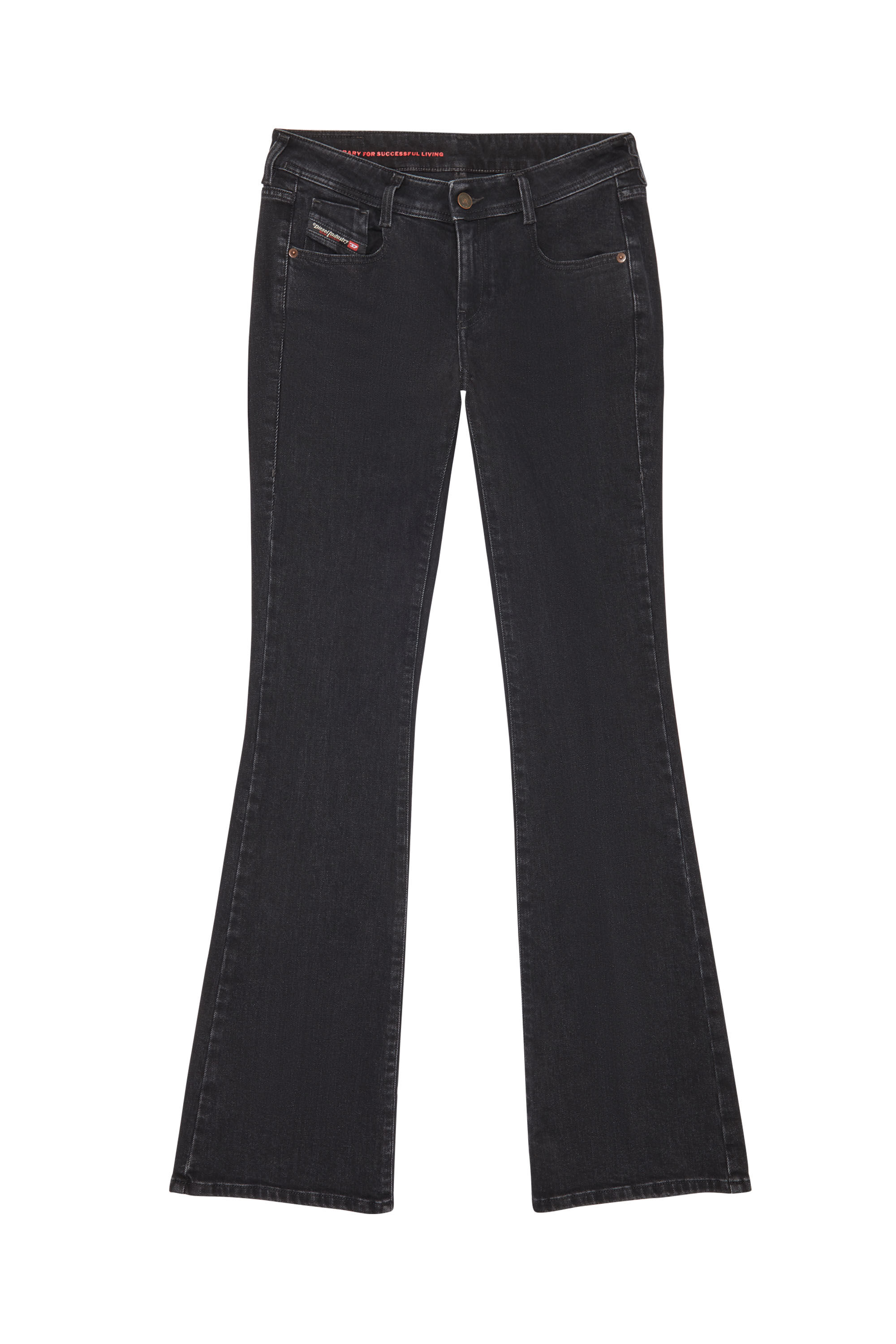 Diesel - 1969 D-EBBEY Z9C25 Bootcut and Flare Jeans, Nero/Grigio scuro - Image 2