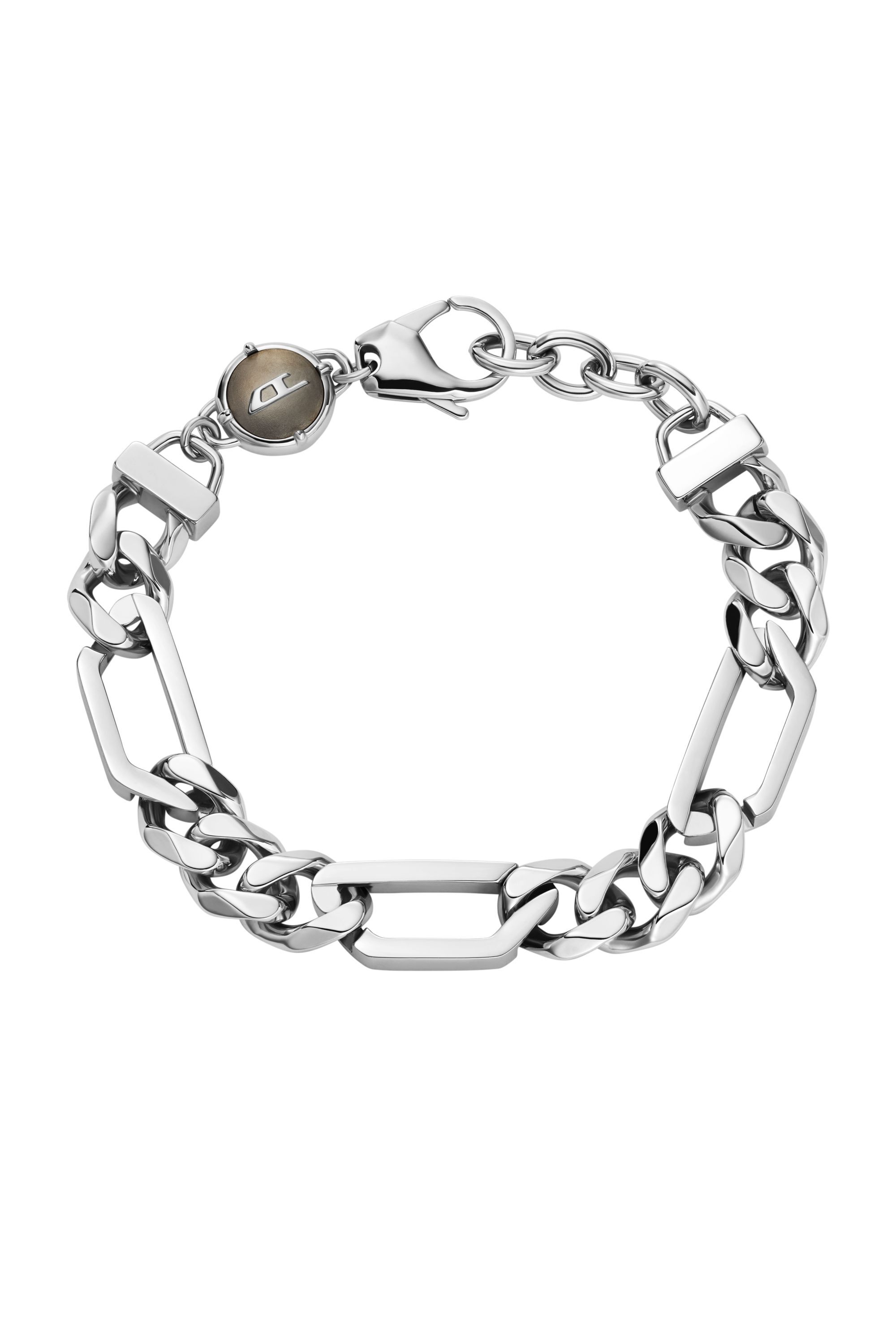 Diesel - DX1351, Bracciale a catena in acciaio inossidabile Unisex in Argento - 1