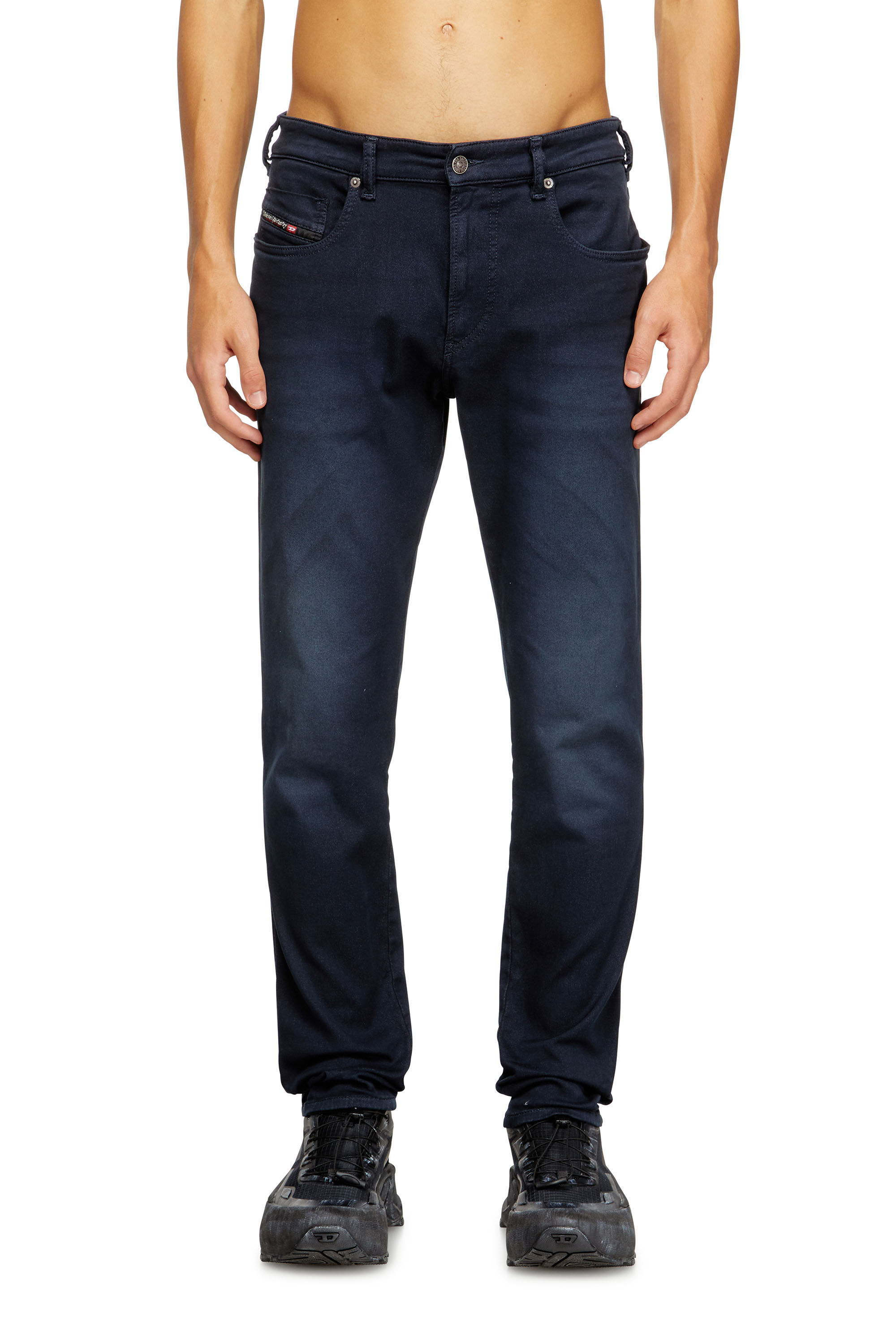 Diesel - Slim 2062 D-Strukt Joggjeans® 0670M Uomo, Blu Scuro - Image 3