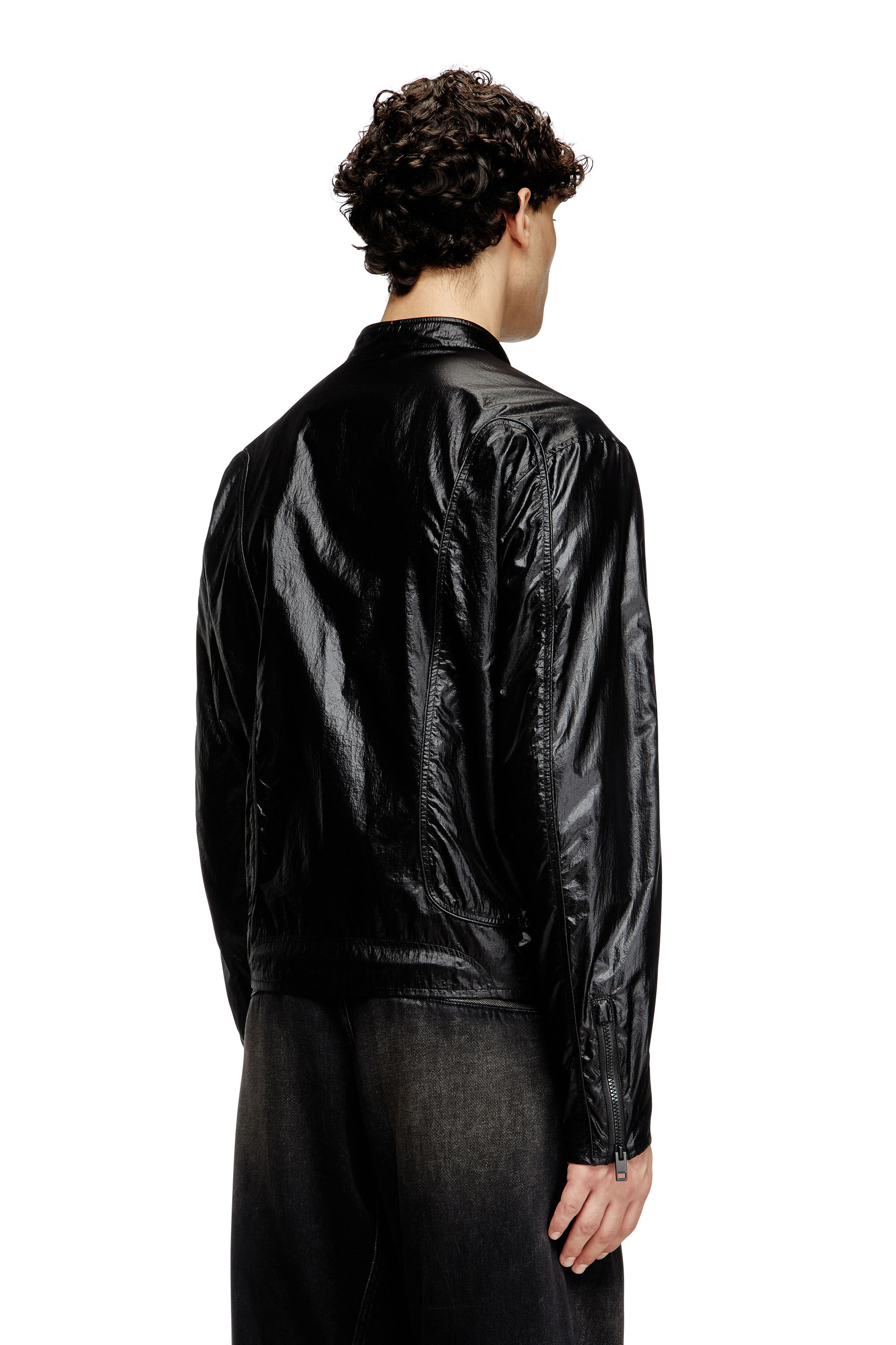 J CLAYS Man Rain Jacket Black Diesel