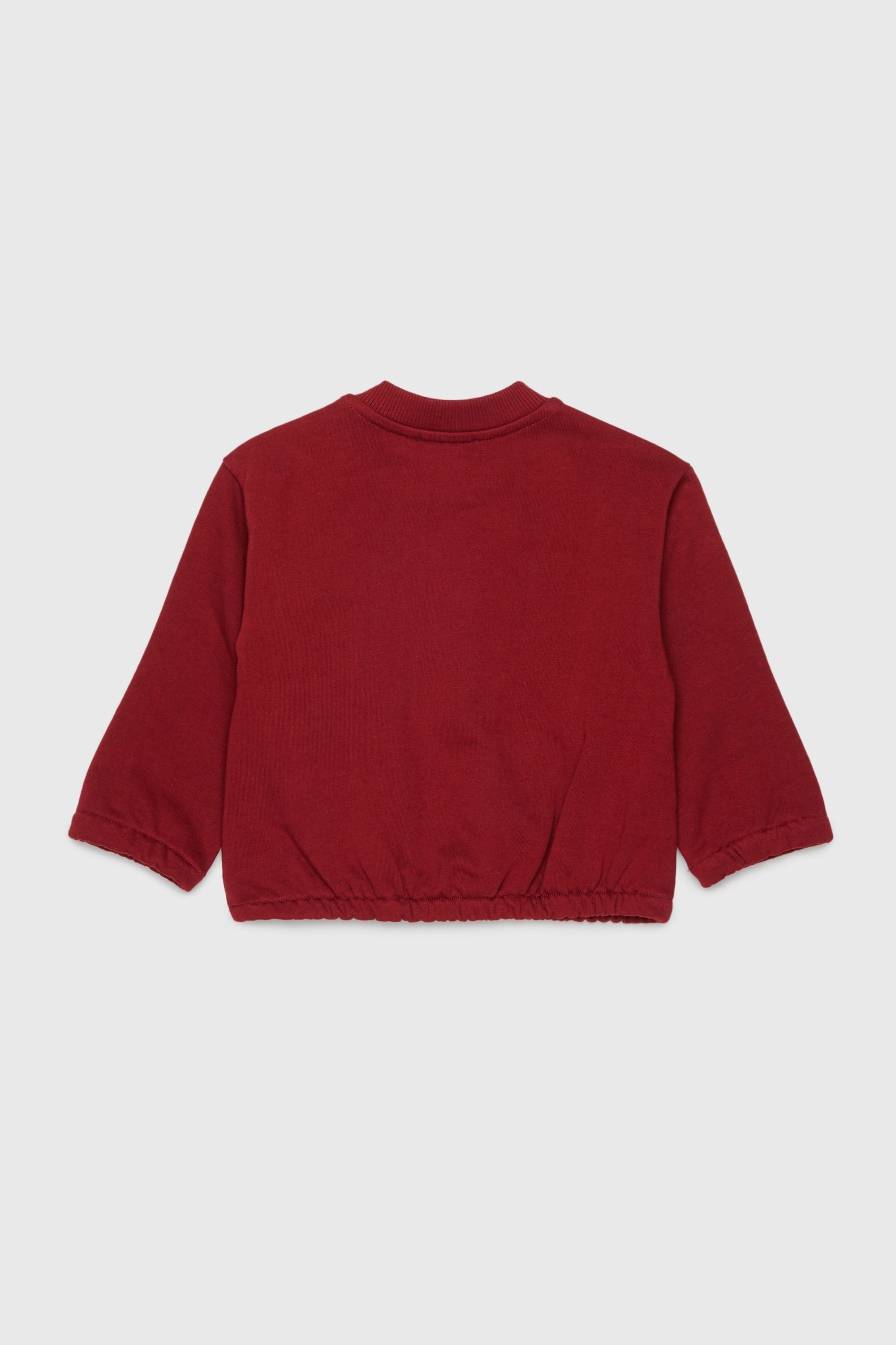 Diesel - SFUMB, Felpa in cotone con stampa logo starburst Donna in Rosso - 2