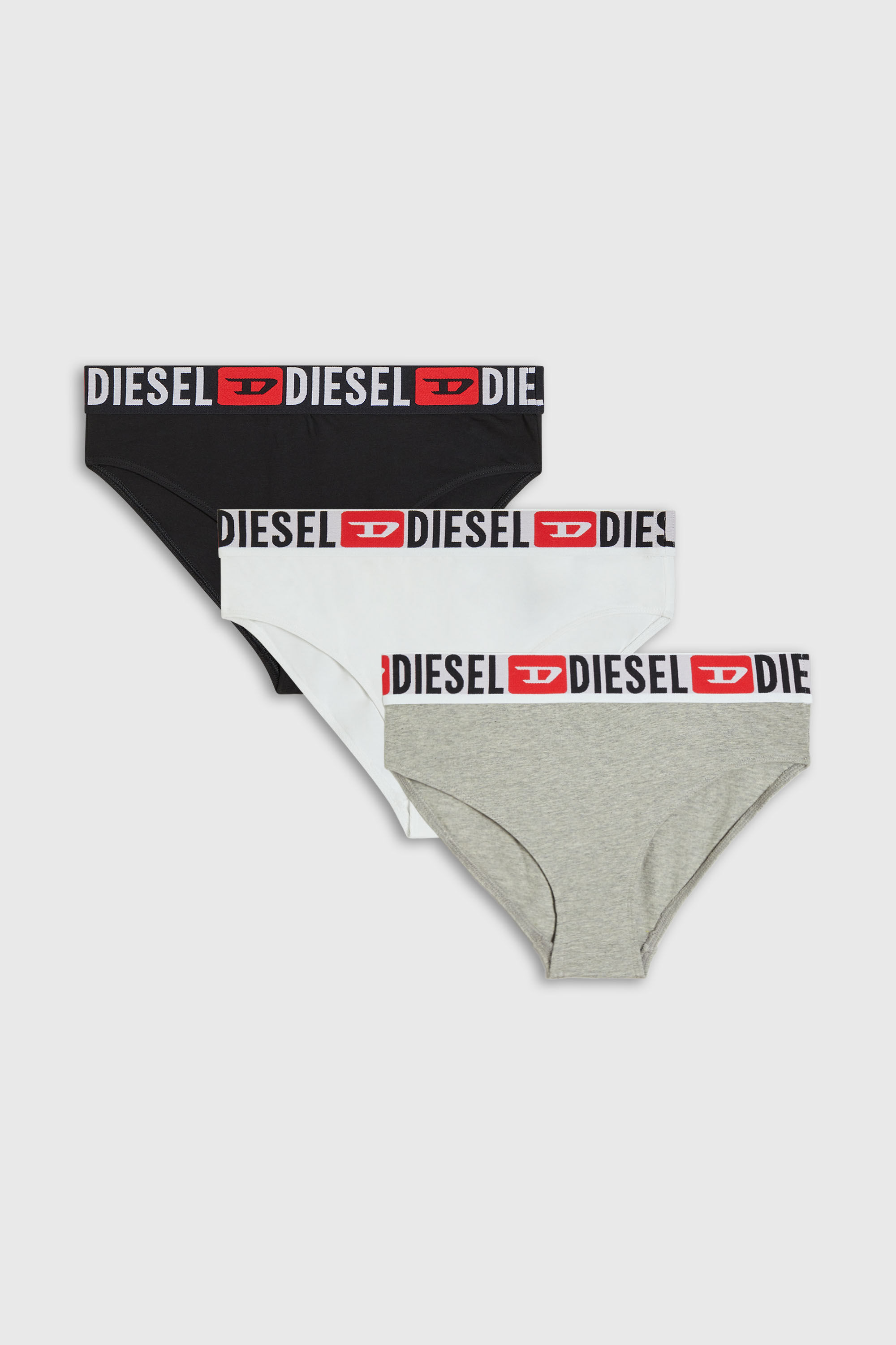 Diesel - SAM-D-CORE-3PACK, Set da tre slip con maxi logo in vita Donna in Multicolor - 2