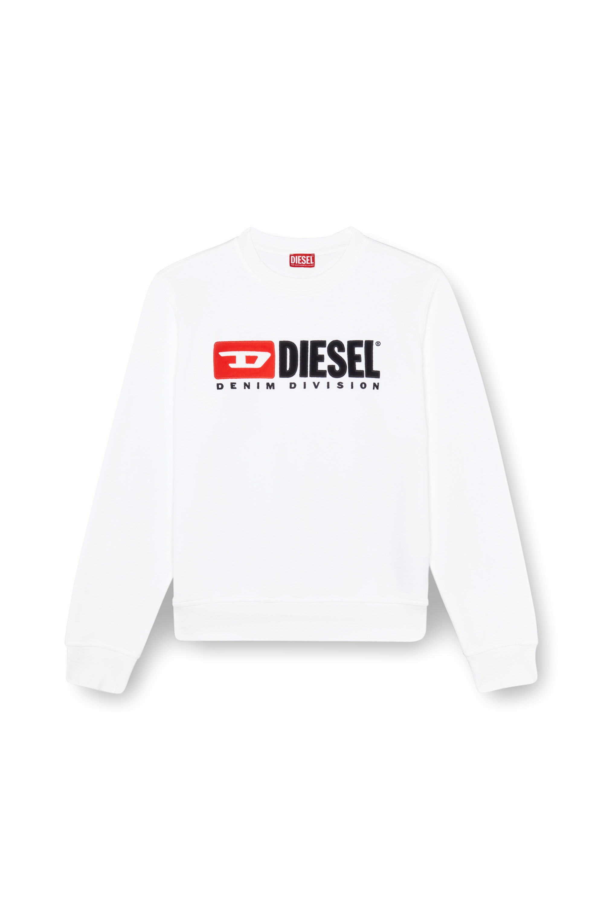 Felpa bianca diesel deals