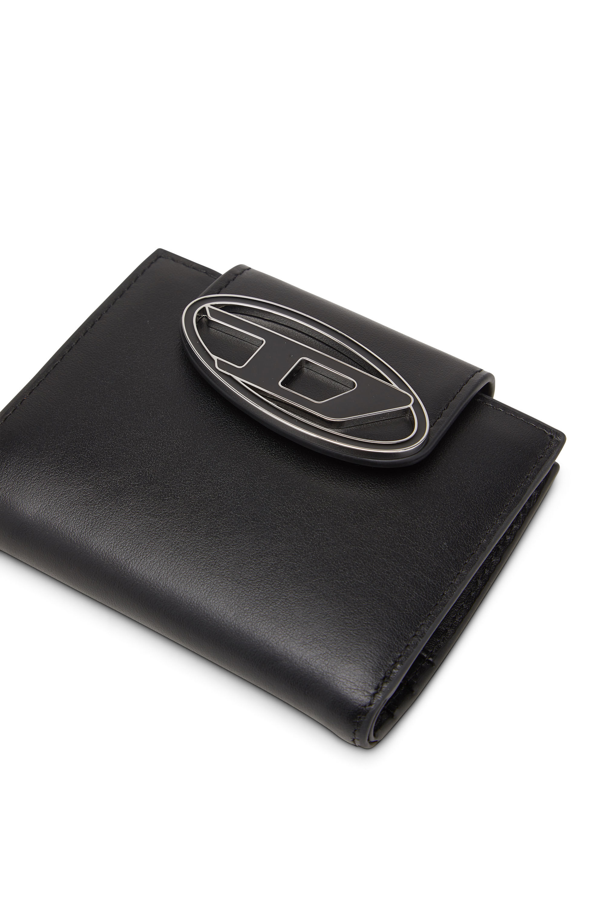 CAMILLE Donna Portafoglio in nappa con targhetta con logo Diesel