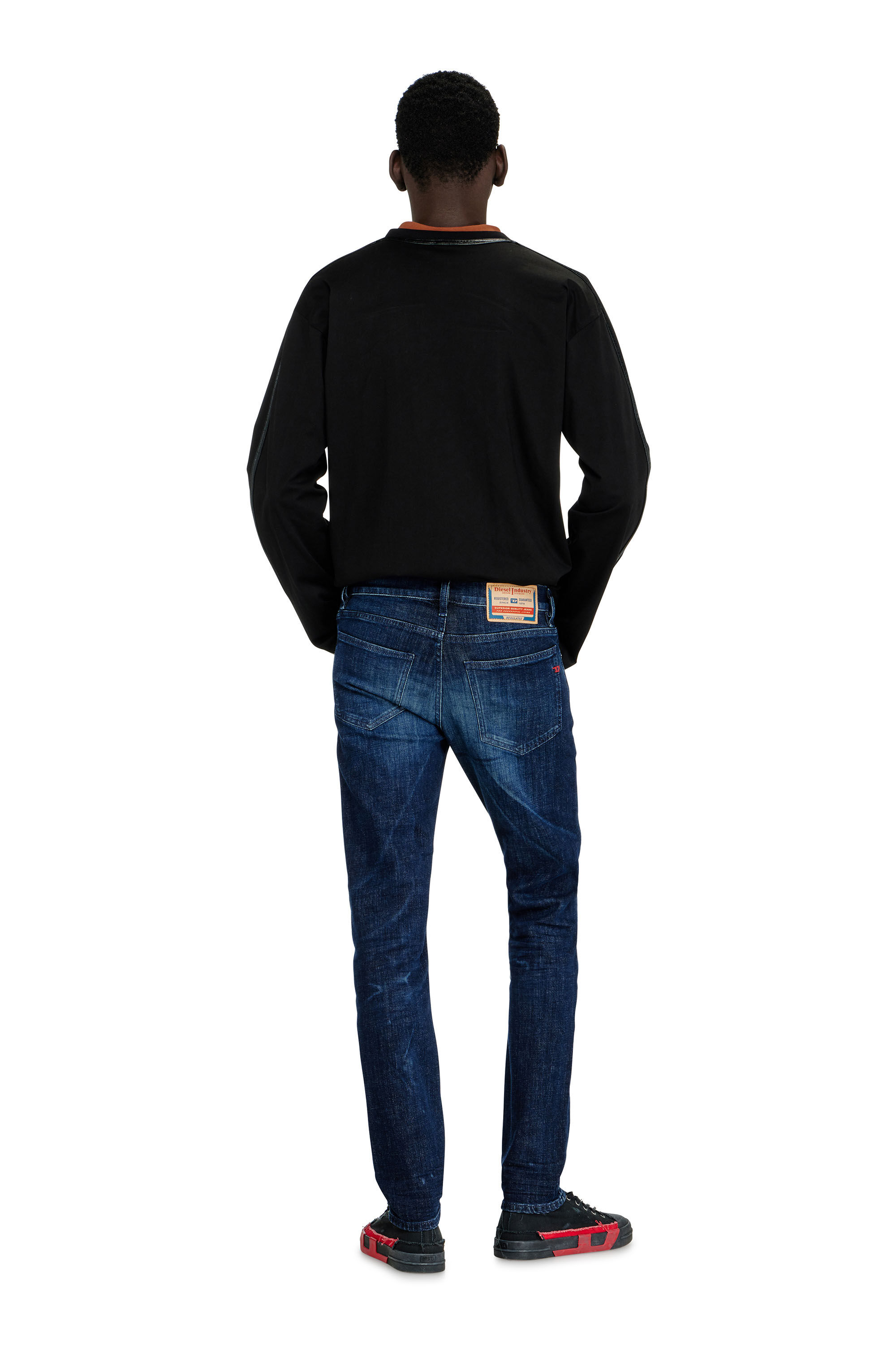 Diesel - Slim Jeans 2019 D-Strukt 0ADBL Uomo, Blu Scuro - Image 3