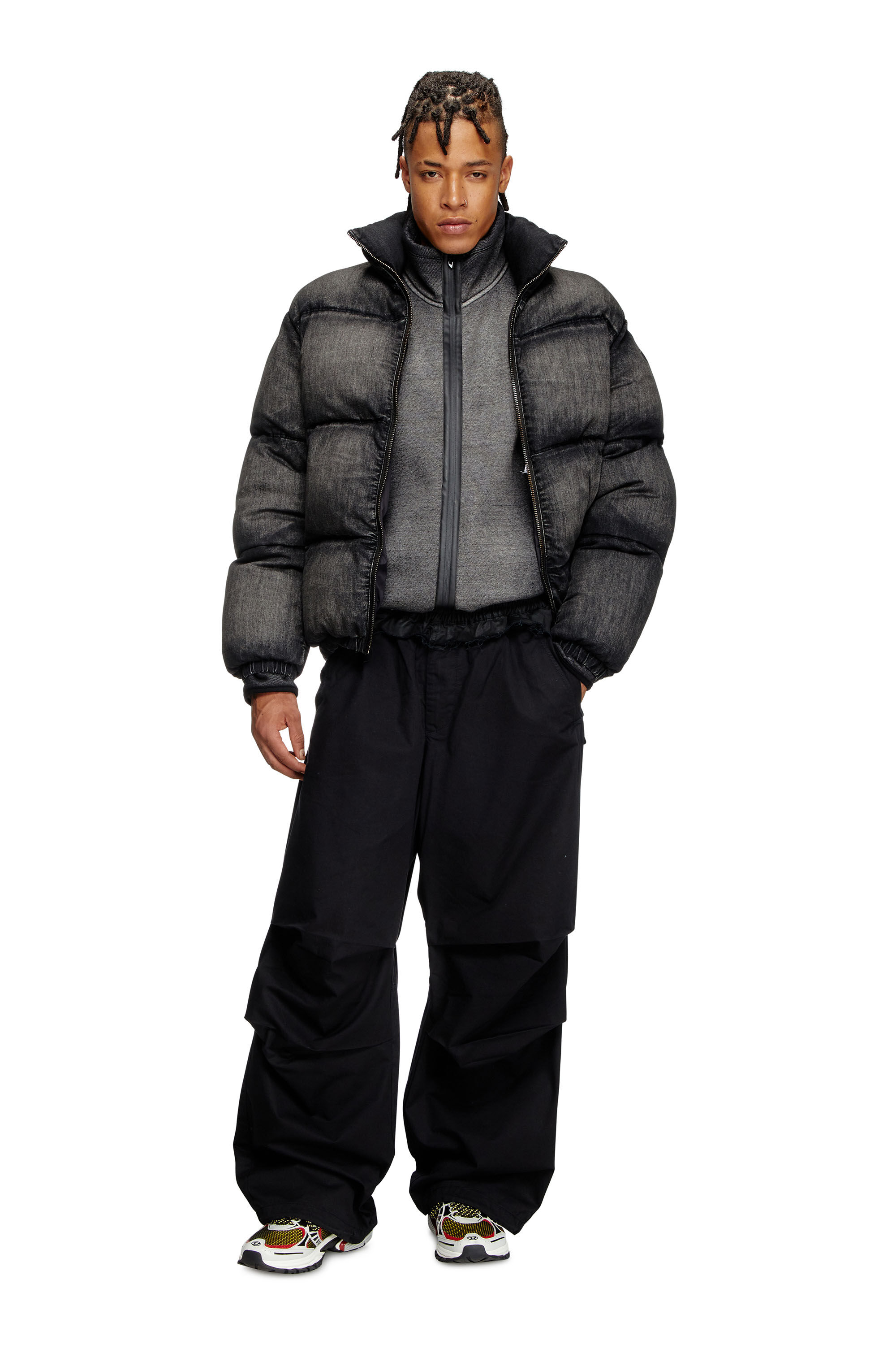 Diesel - P-GUSTAF, Pantaloni cargo Uomo in Nero - 1
