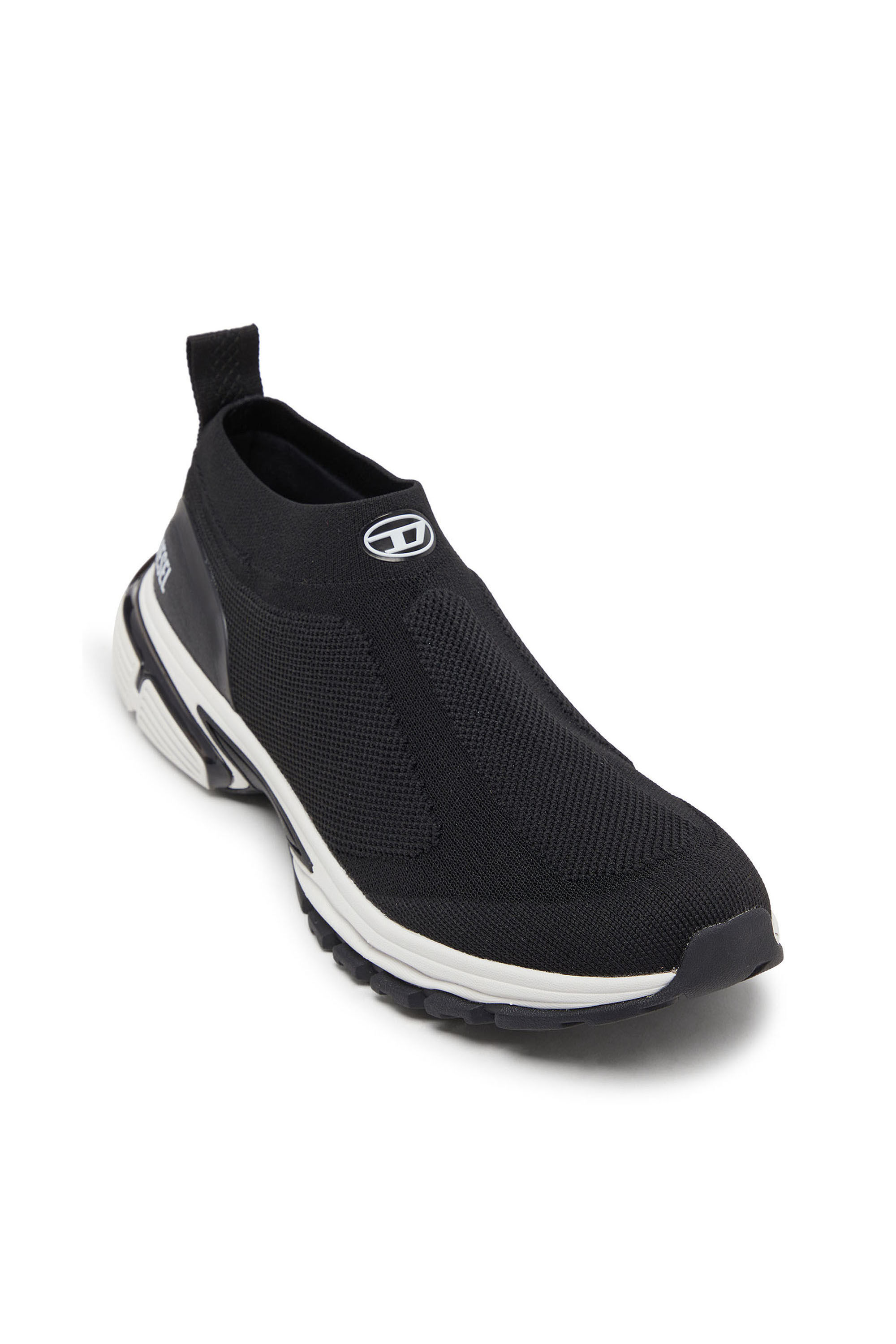 Diesel - S-PRO-V-DENSE-SOCKS, Pro-V-Dense-Sneakers a calzino in maglia slip-on Uomo in Nero - 6