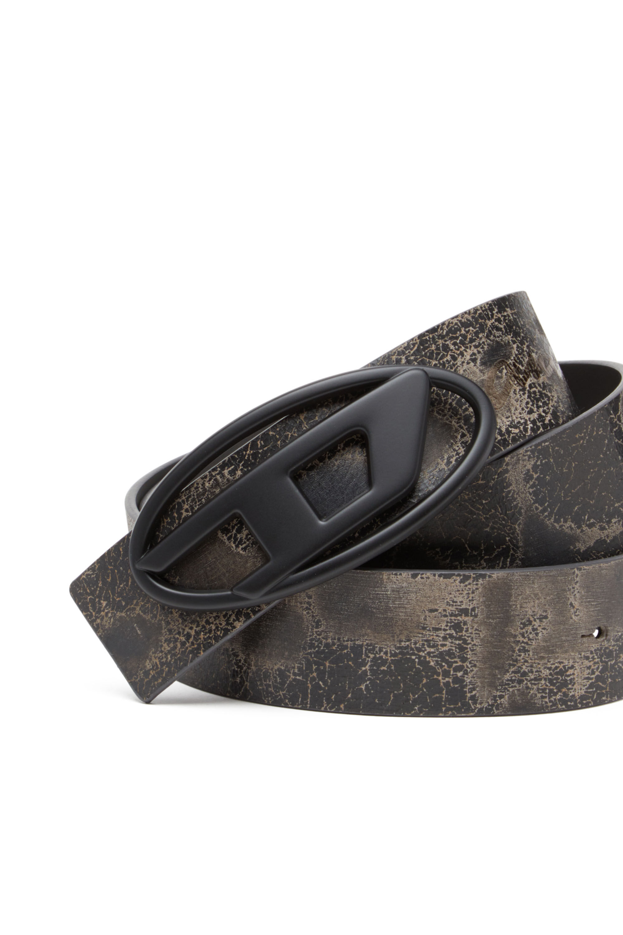 Diesel - B-1DR REV DD, Cintura 4 cm reversibile in pelle trattata Unisex in Multicolor - 3